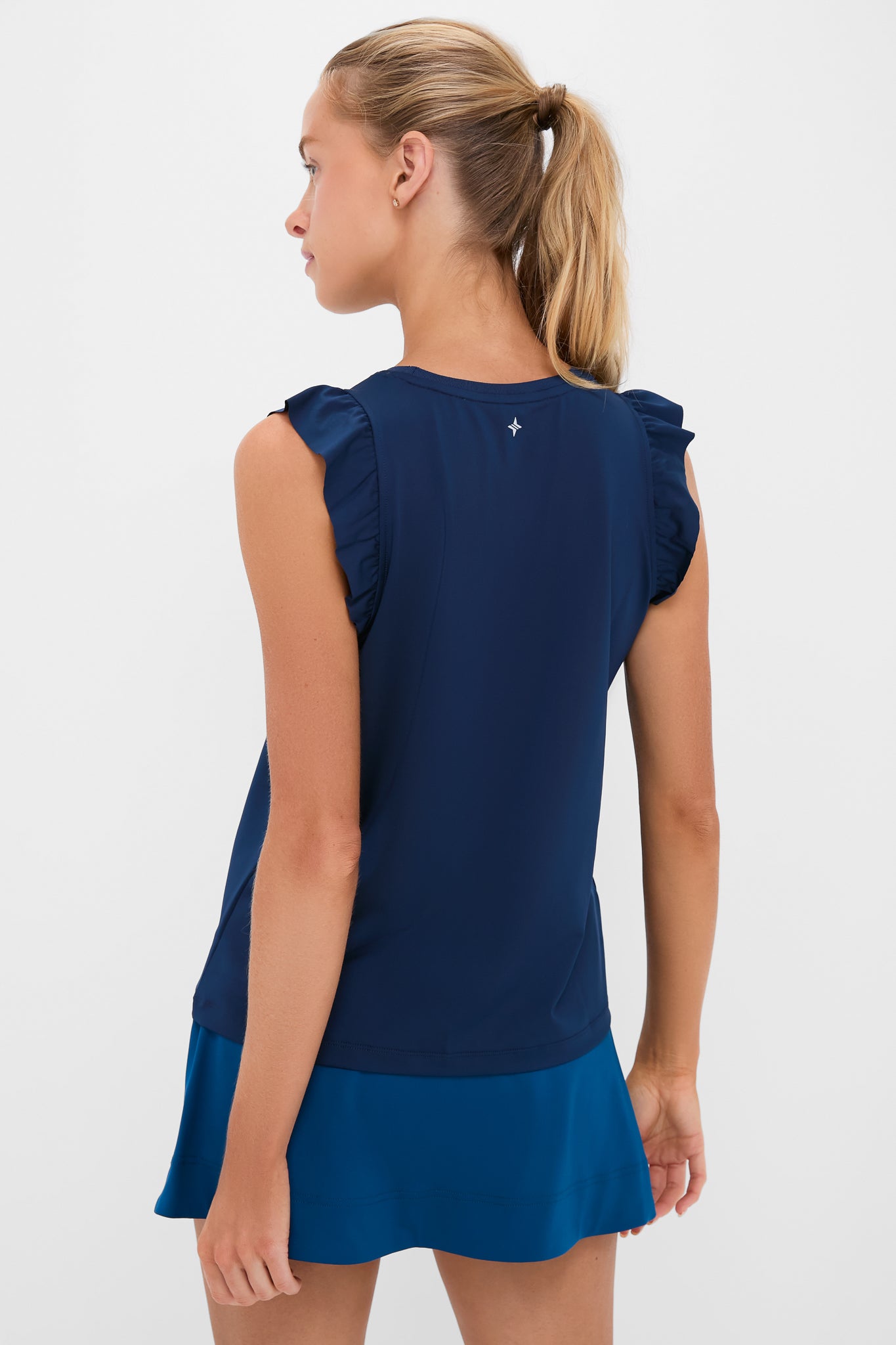 Poseidon Ruffle Performance Jersey Lea Tank-Beilave