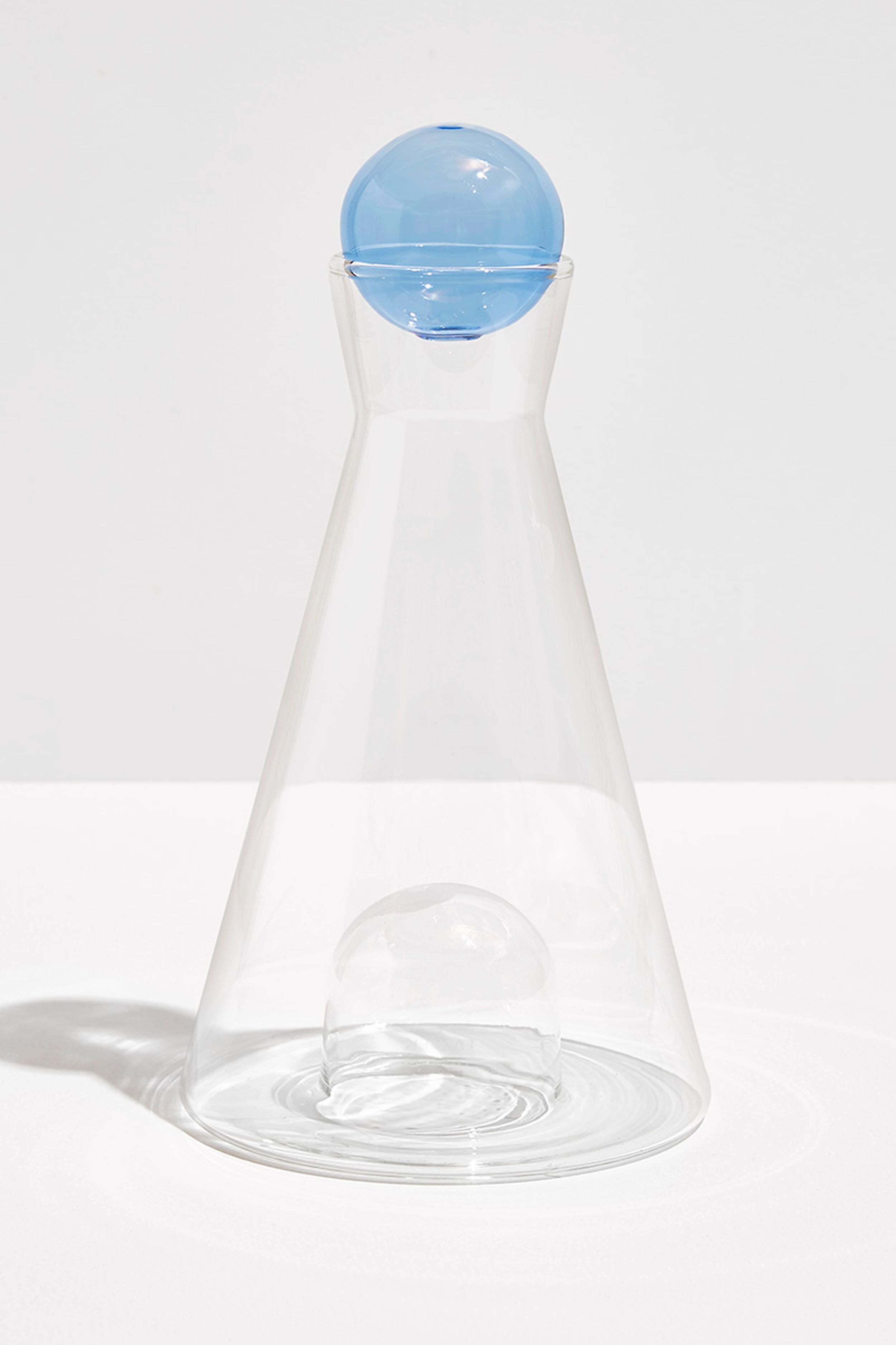 Clear and Blue Vice Versa Carafe-Beilave