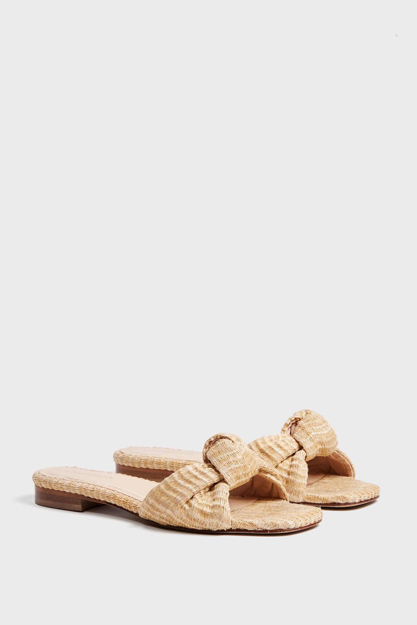 Raffia Brit Sandals-Beilave