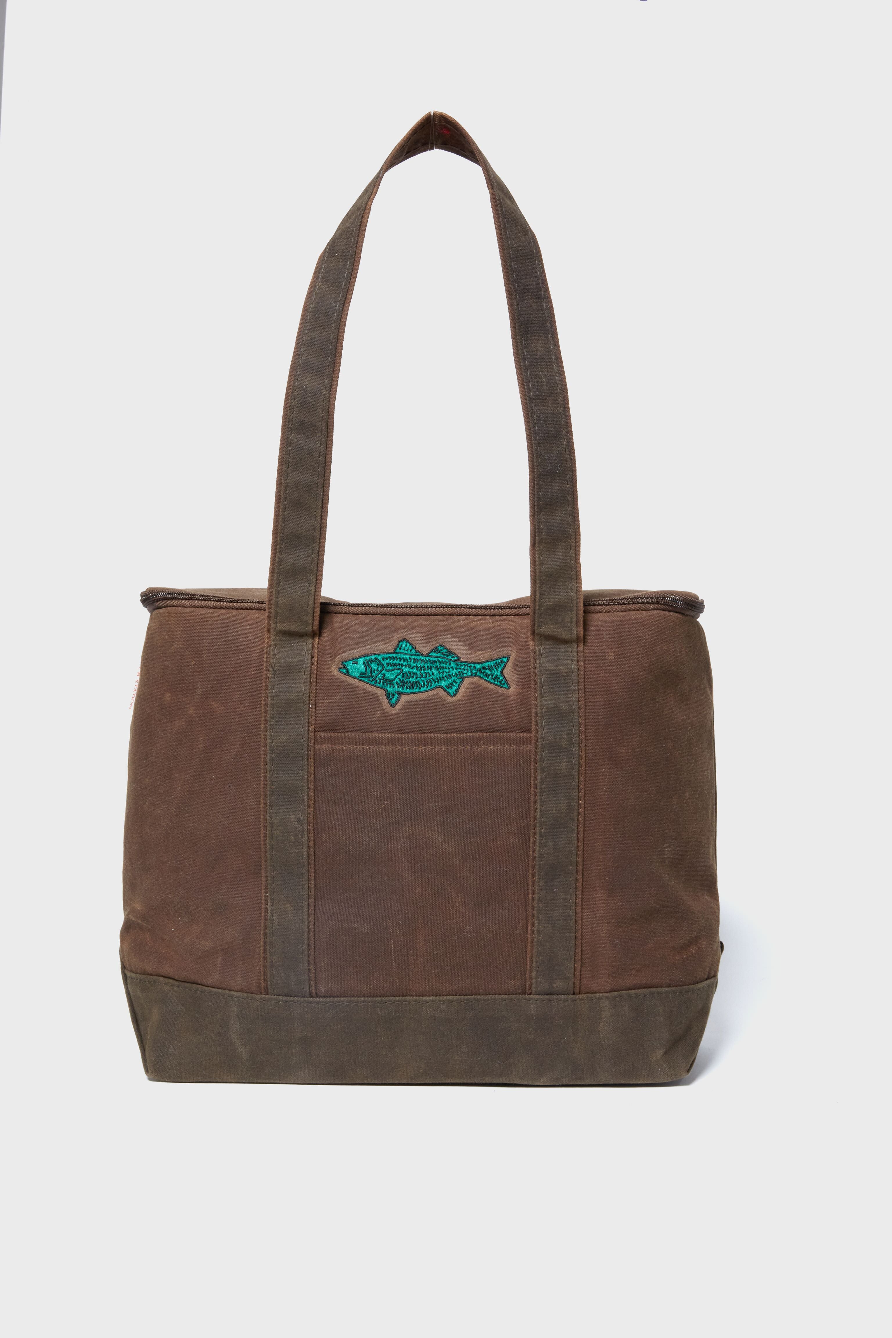 Gone Fishin' Waxed Large Cooler-Beilave