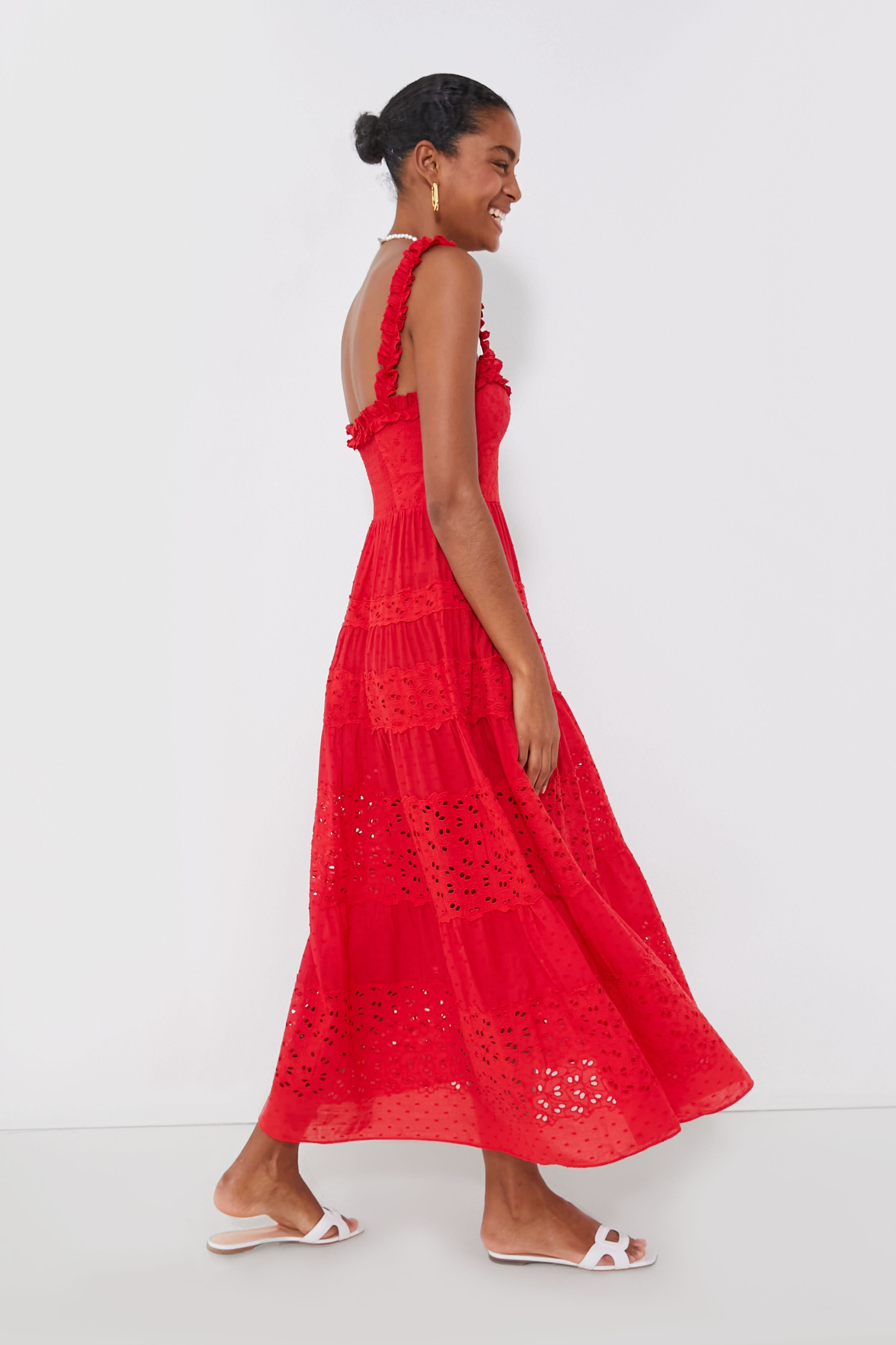 Red Evander Dress-Beilave