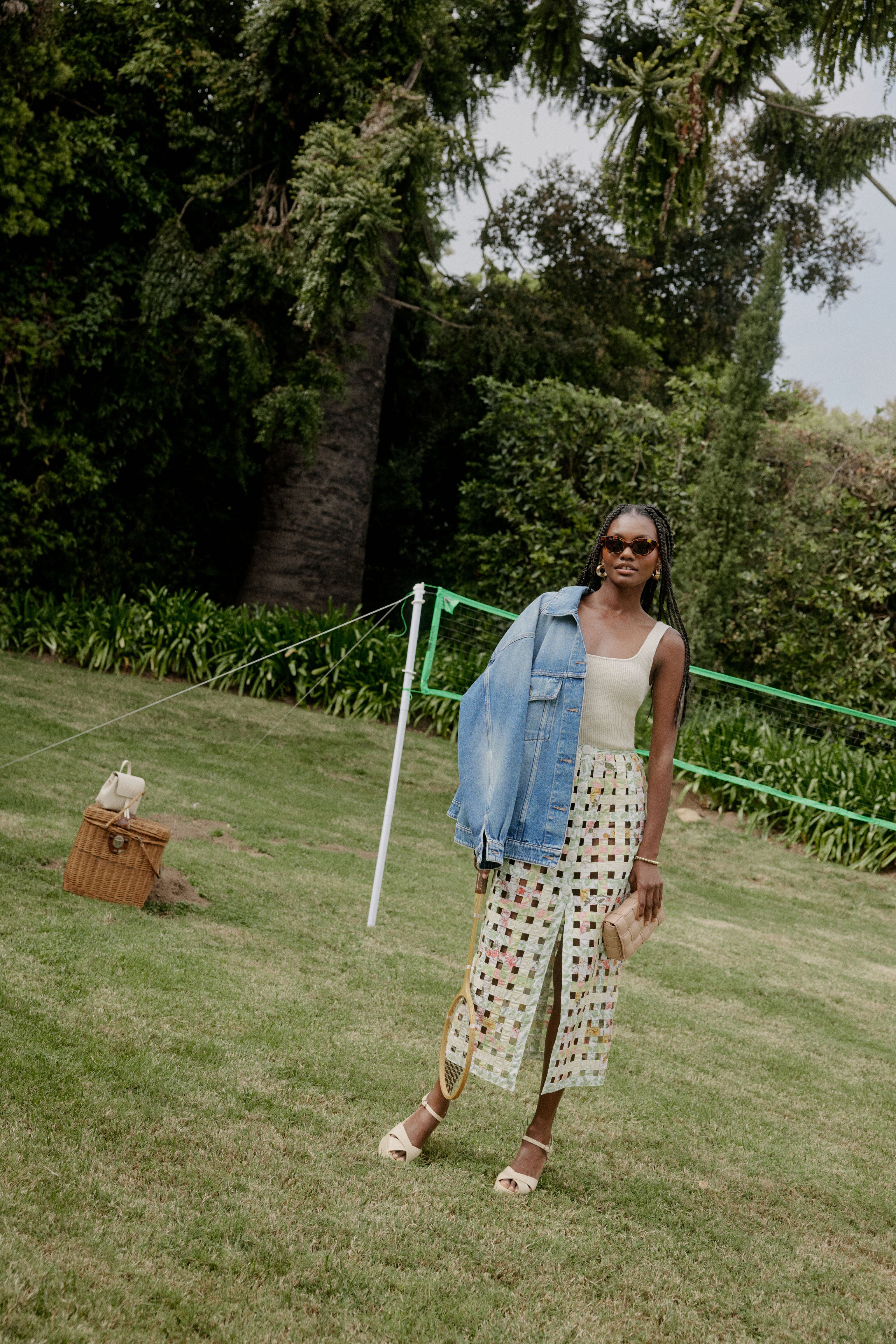 Warm Multi Basket Skirt-Beilave