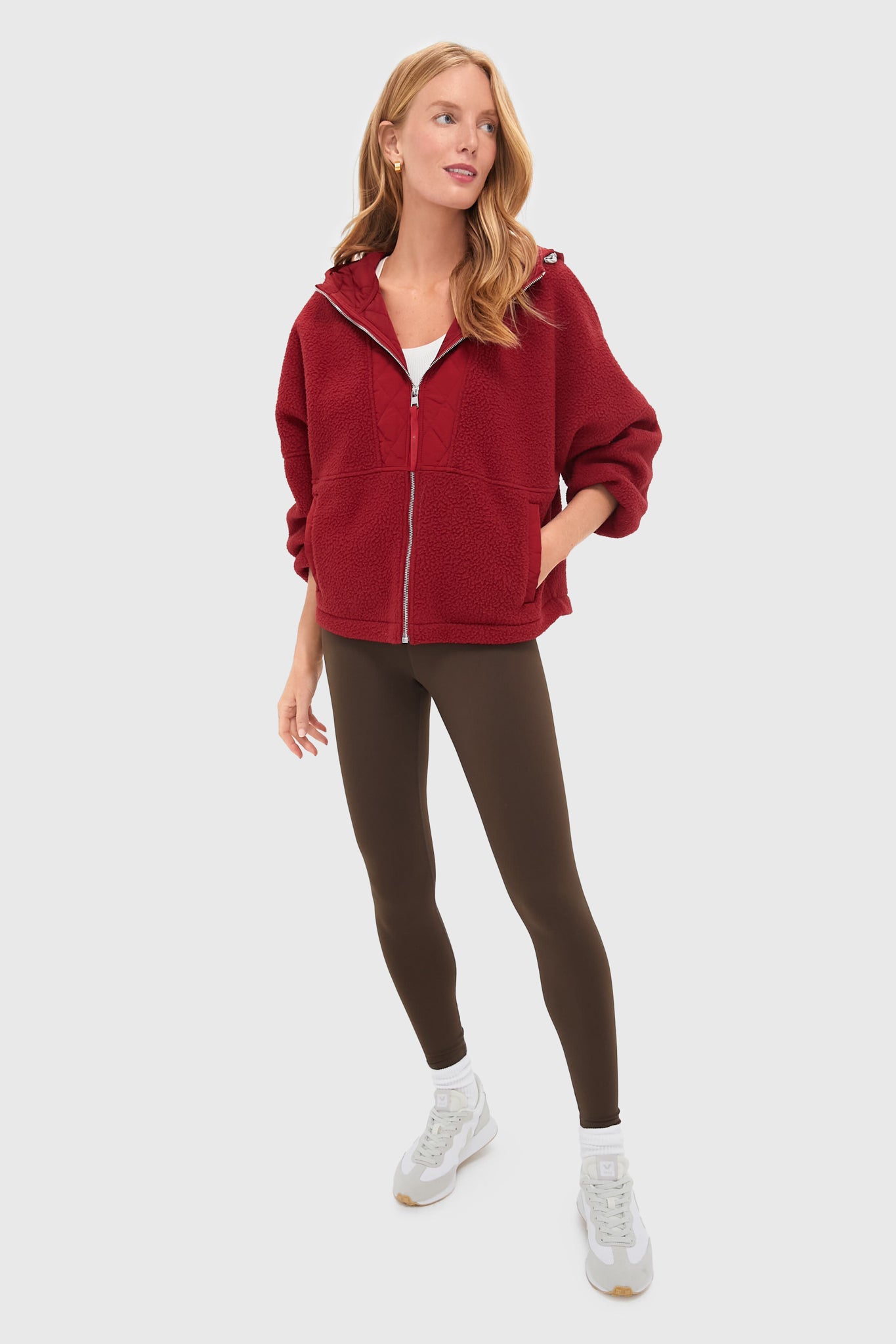 Red Dahlia Richfield Quilt Fleece Combo-Beilave