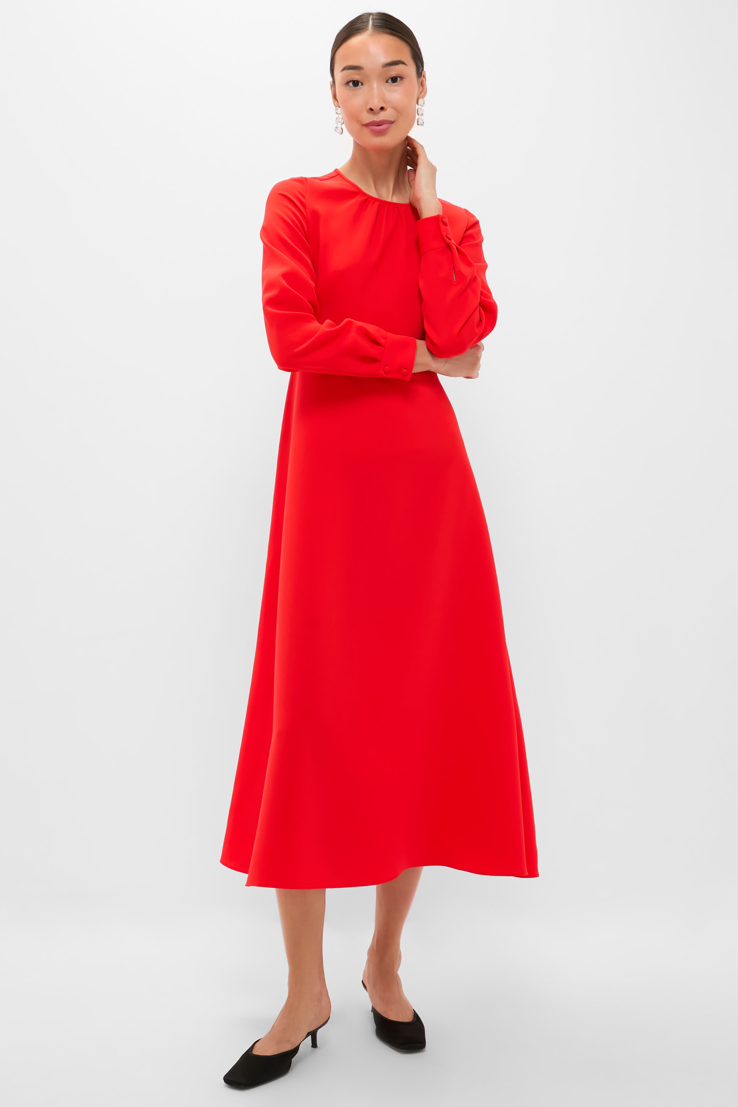 Red Delancey Dress-Beilave