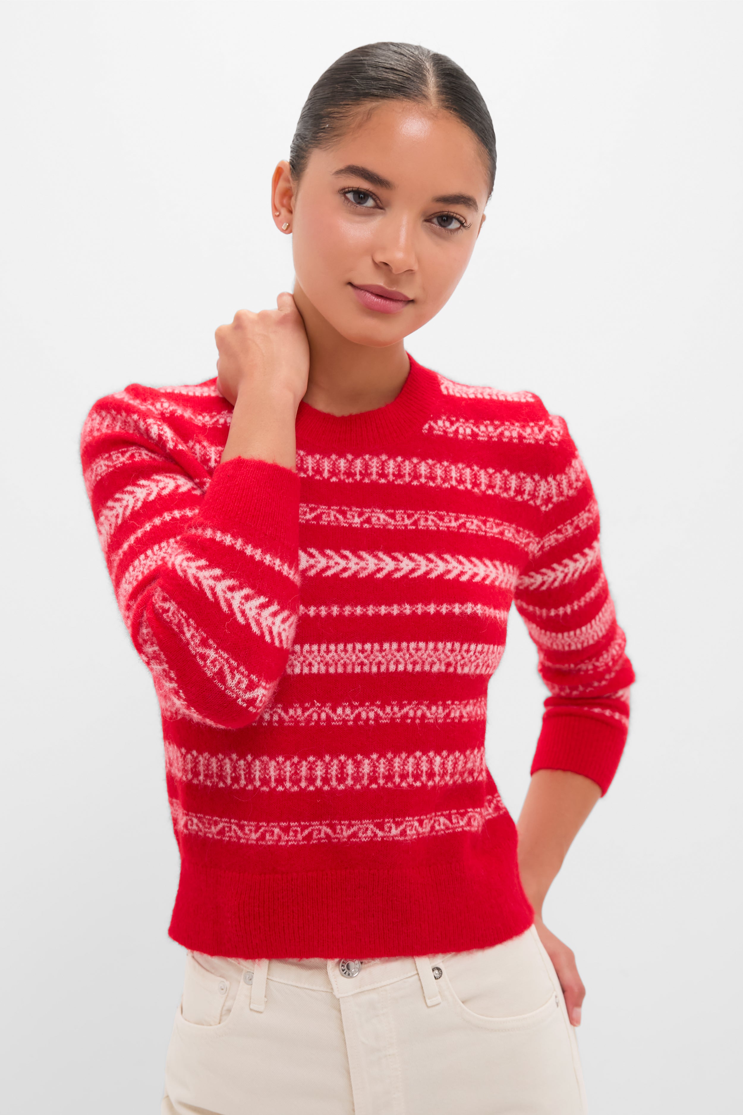 Red Amity Sweater-Beilave