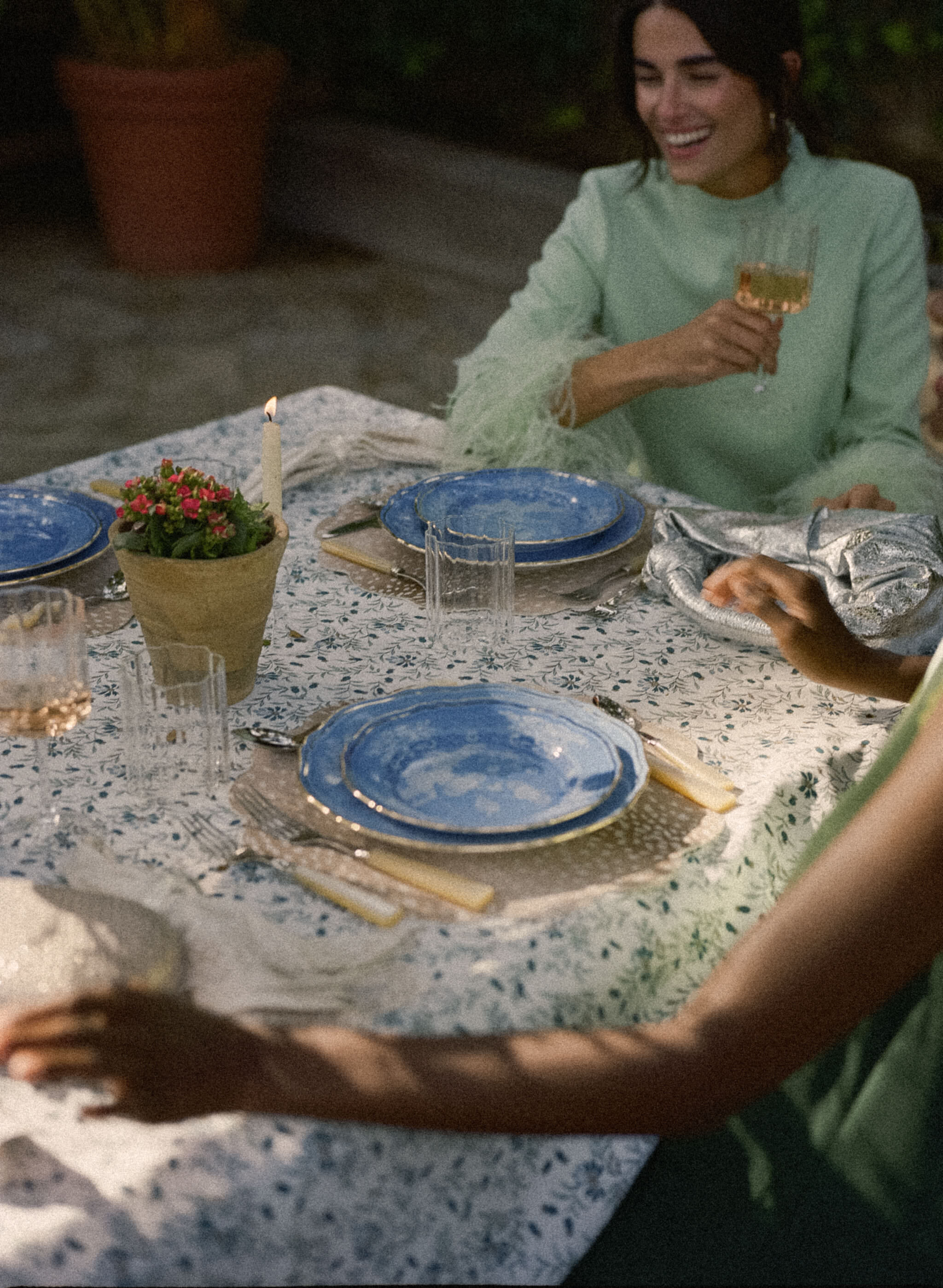 Oriente Italiano Pervinca Salad Plate-Beilave