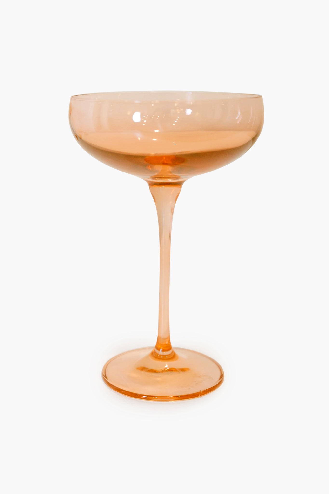 Blush Pink Champagne Coupe (Set of 6)-Beilave