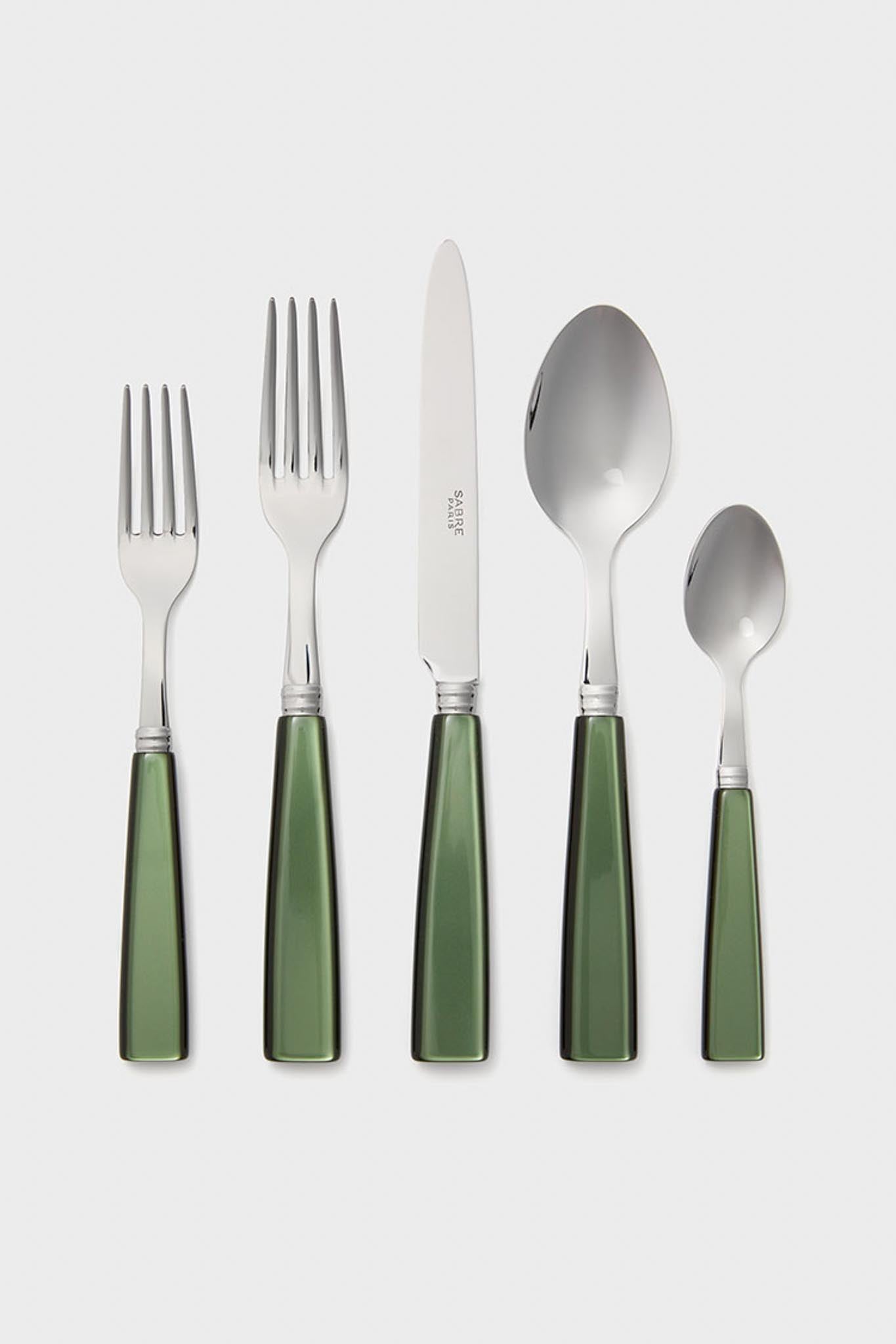 Icon 5 Dark Green Piece Plate Setting-Beilave