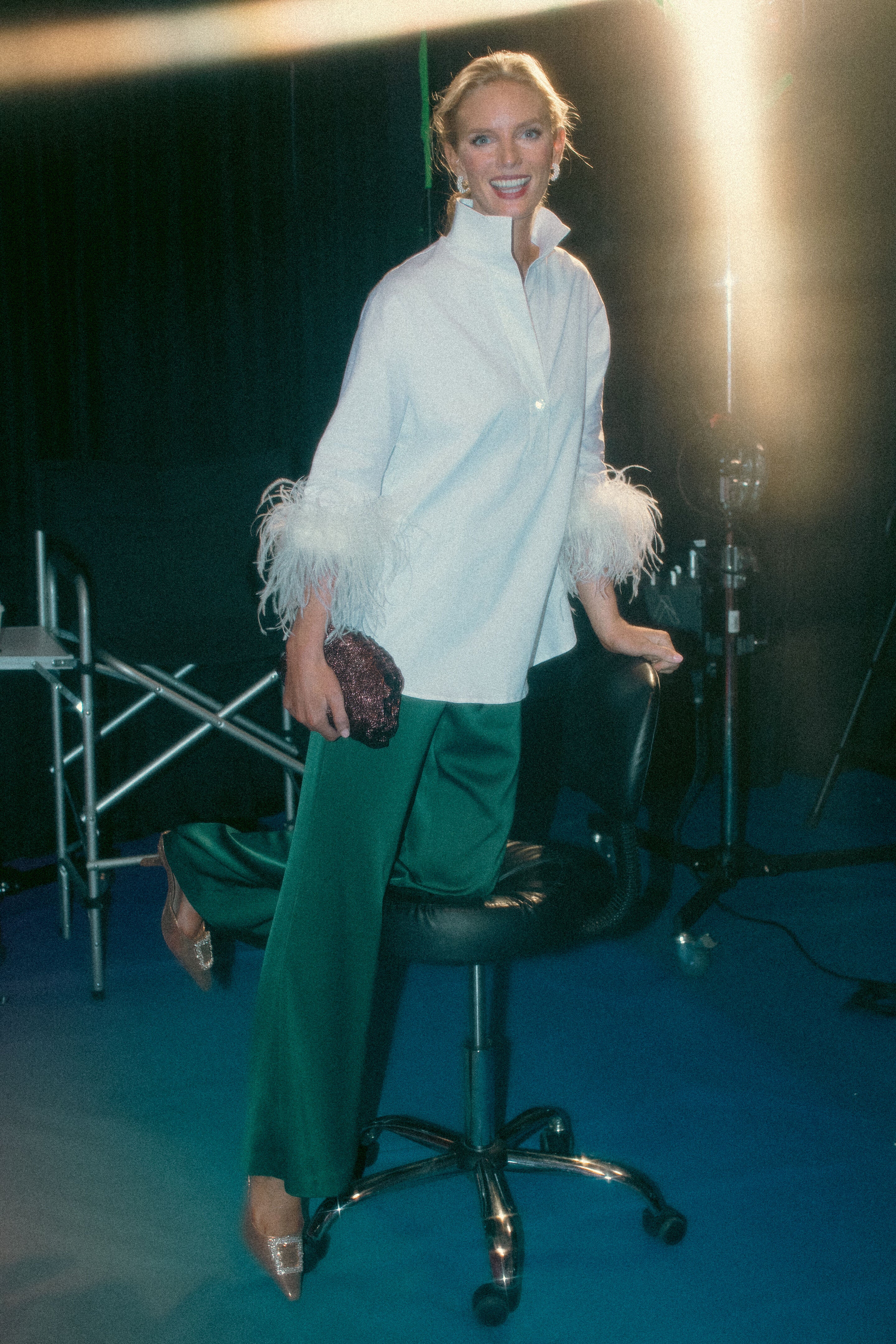 Rainforest Green Erin Pants-Beilave