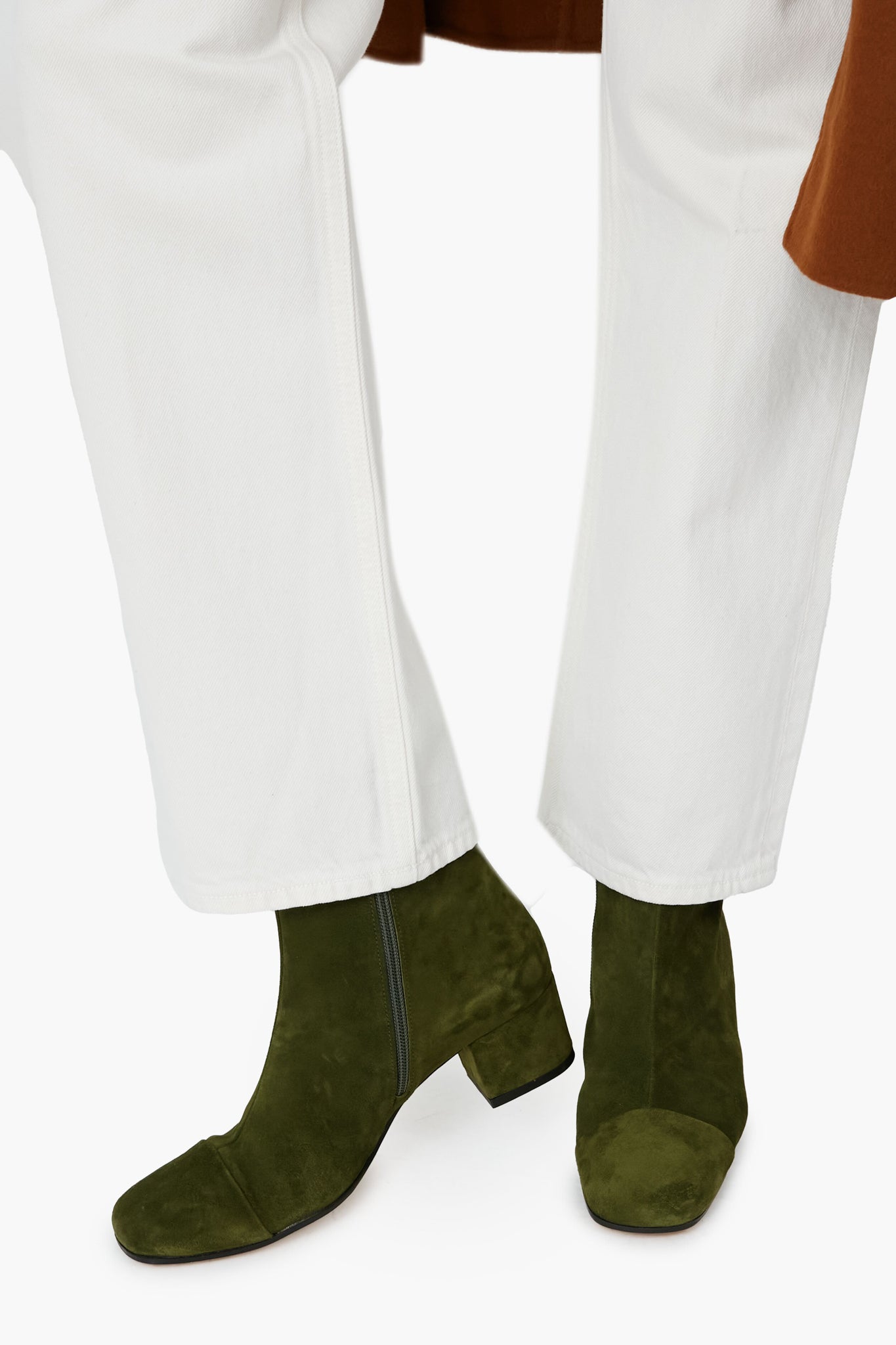 Olive Aimee Short Booties-Beilave