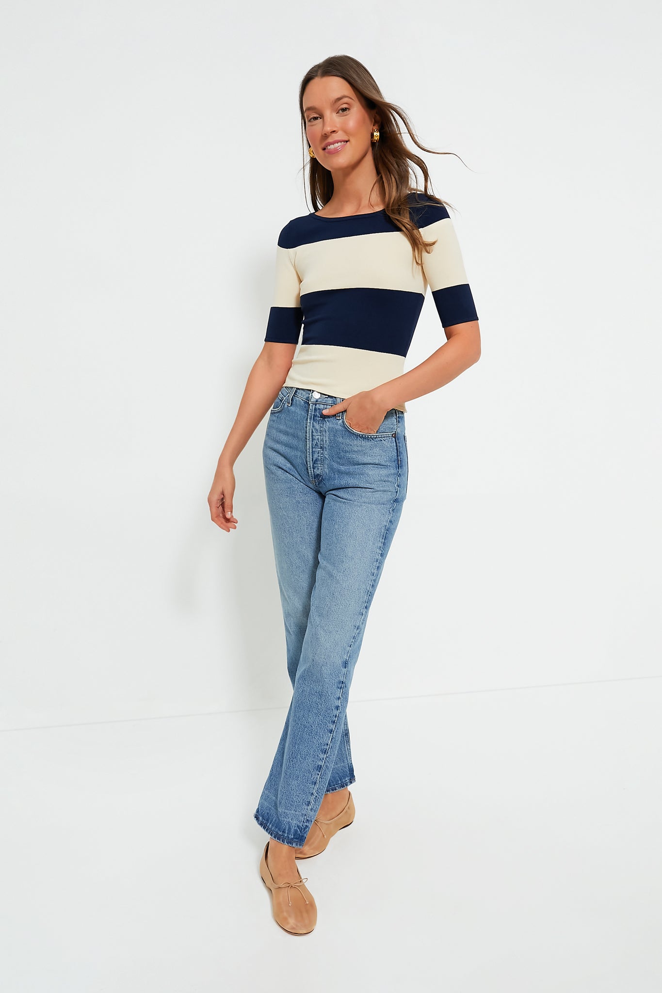 Ink and Cream Theo Top-Beilave