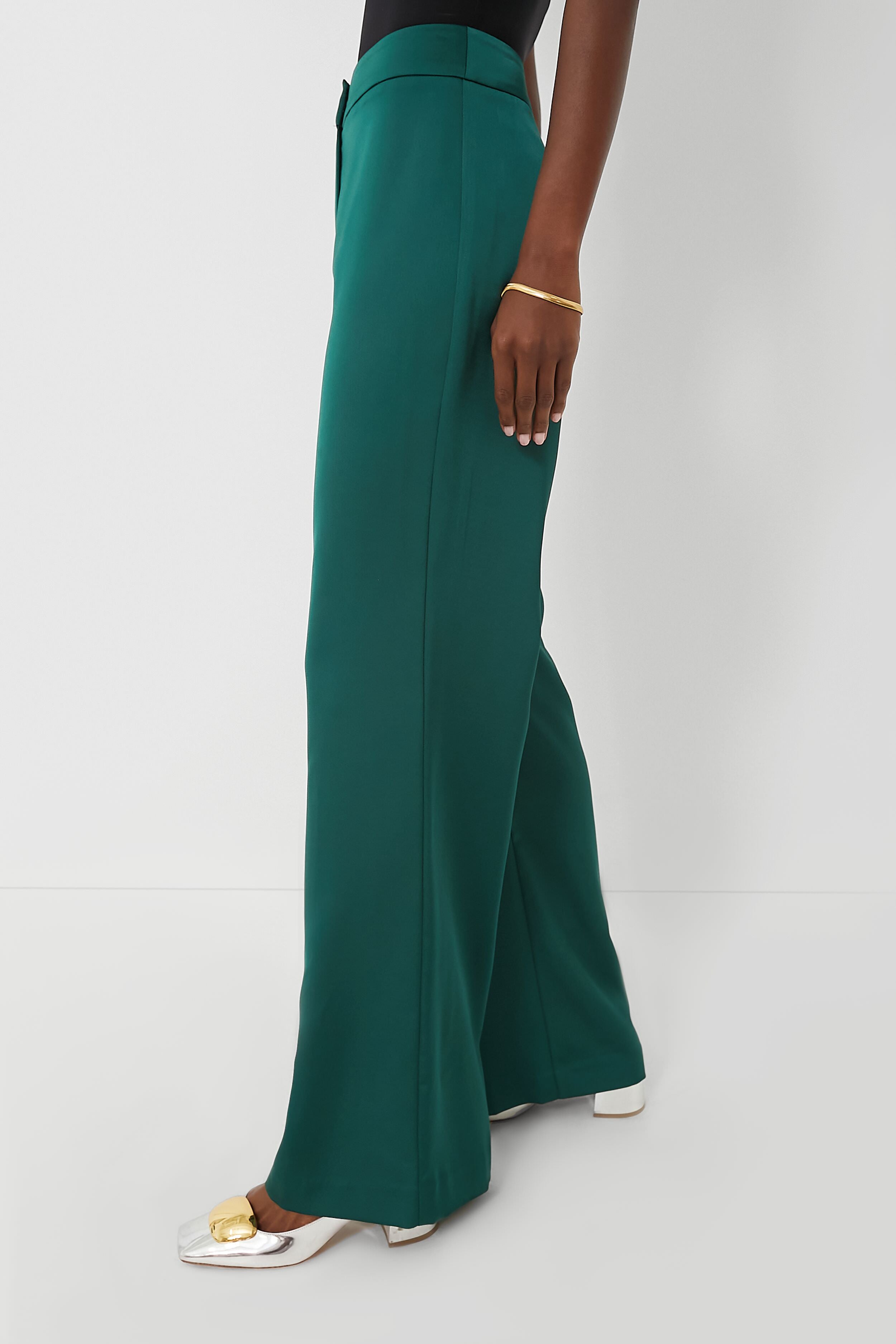 Rainforest Green Erin Pants-Beilave