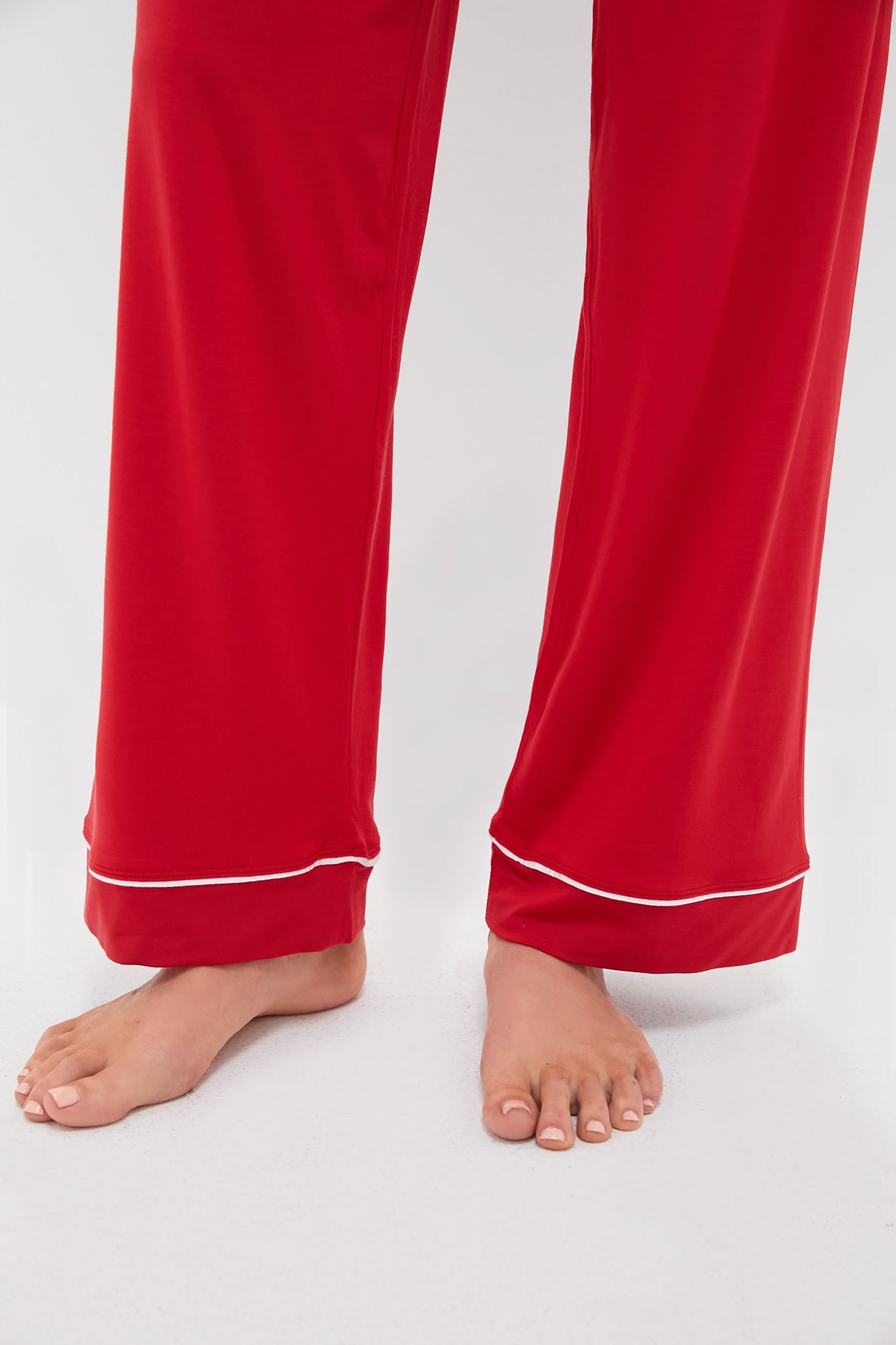 Haute Red Gisele Long PJ Set-Beilave