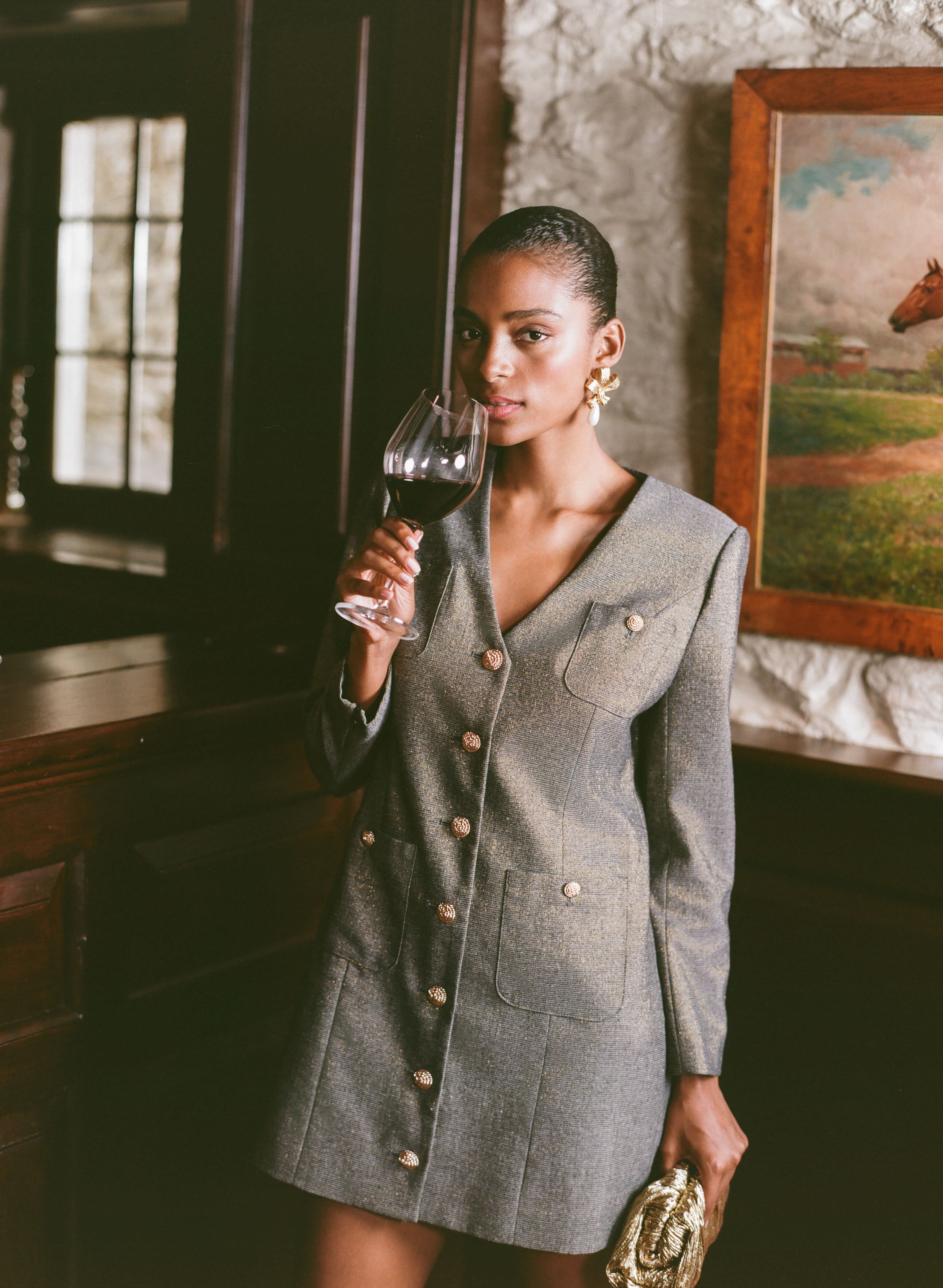 Coventry Metallic Keira Dress-Beilave