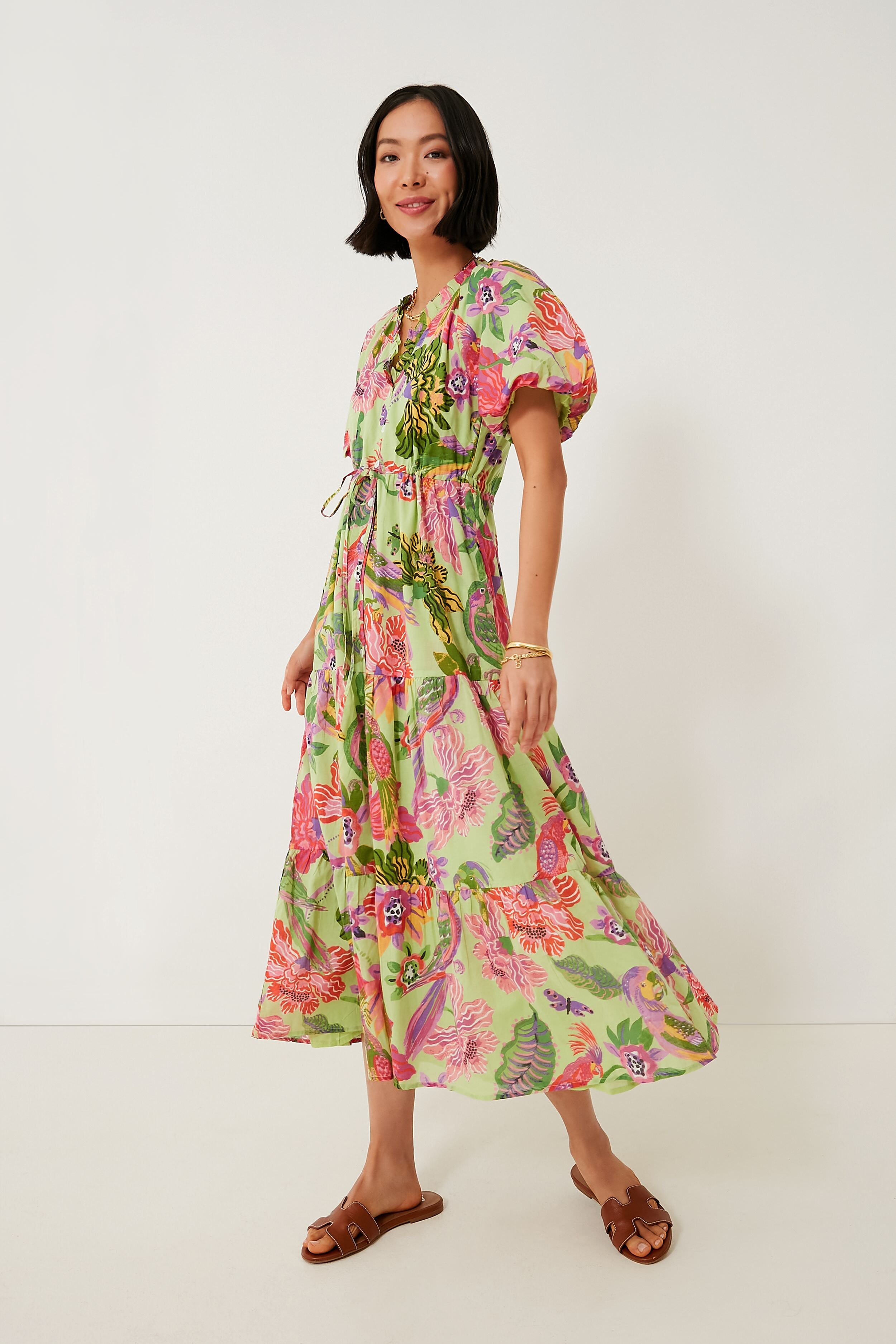 Paradise Poppy Dress-Beilave
