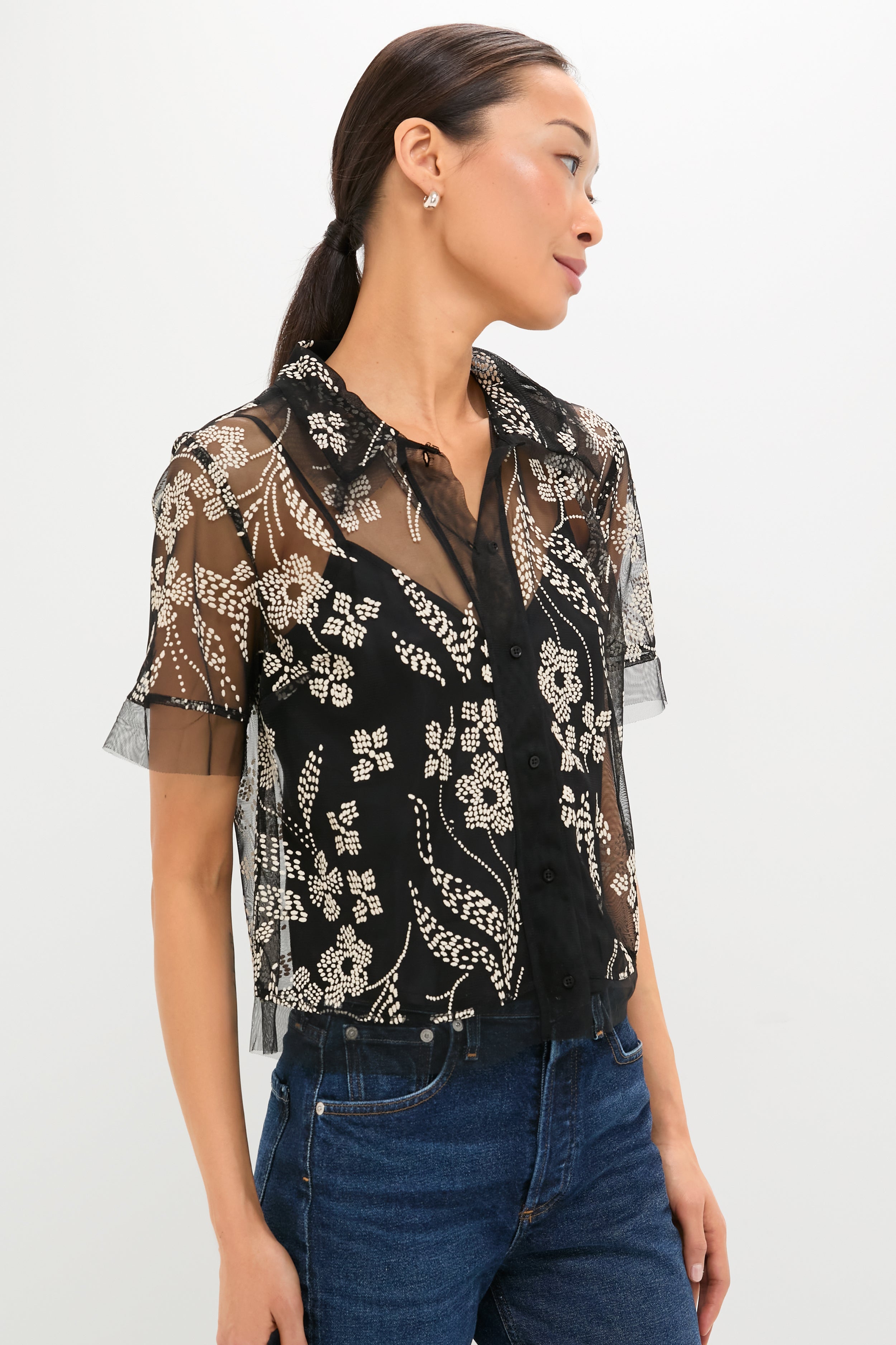 Brocade Floral The Cotillion Top-Beilave