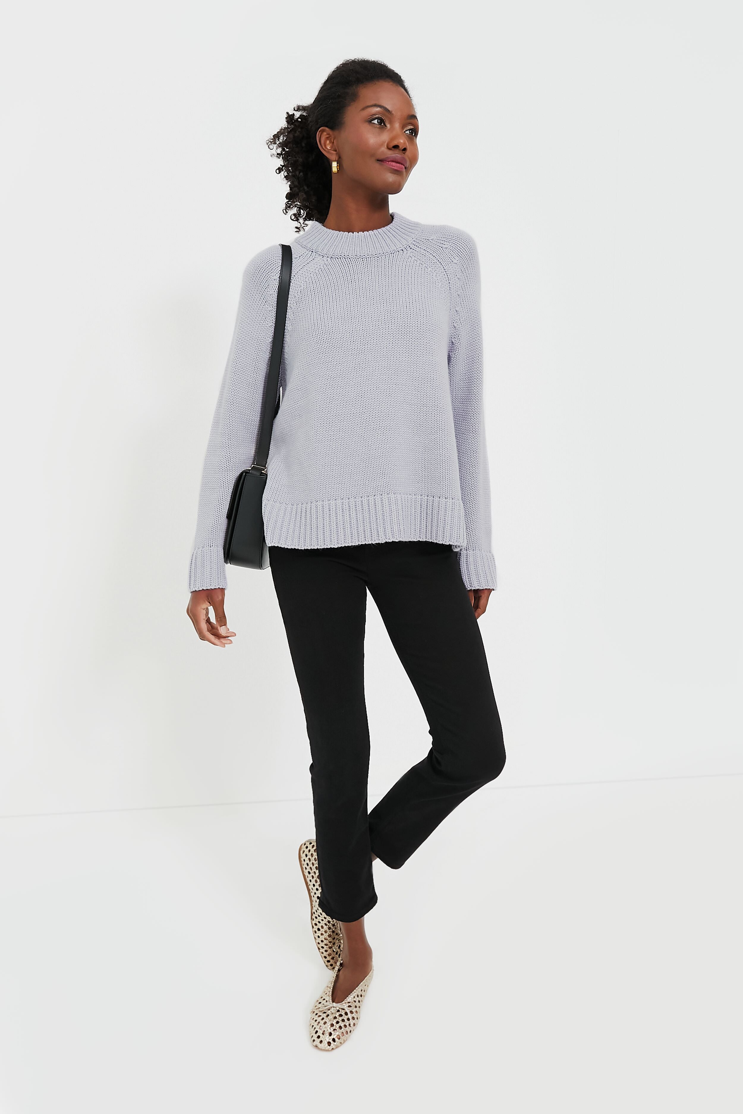 Gray Claude Crewneck Sweater-Beilave