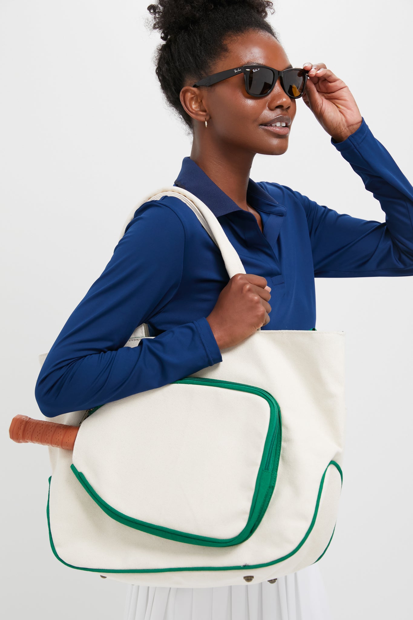 Green and White Pickleball Bag-Beilave