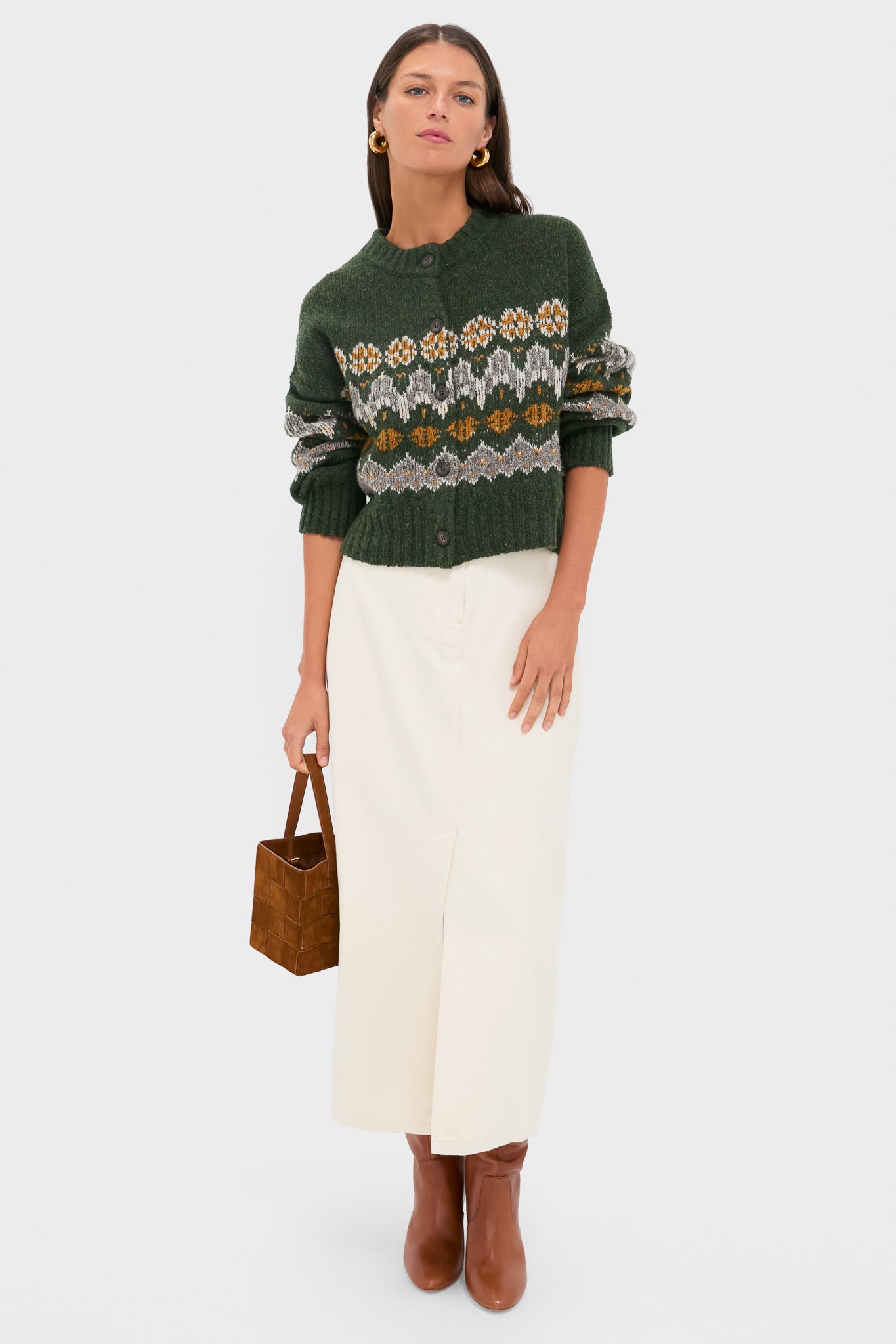 Dark Forest Fairisle Cammie Sweater-Beilave