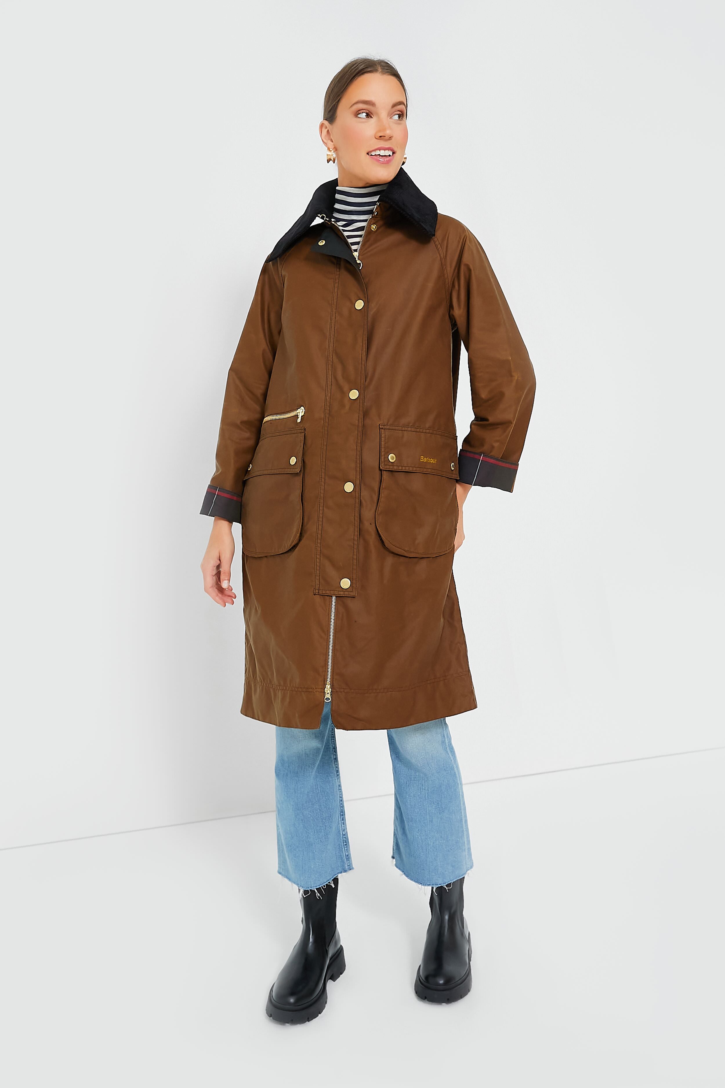 Tan Townfield Wax Jacket-Beilave