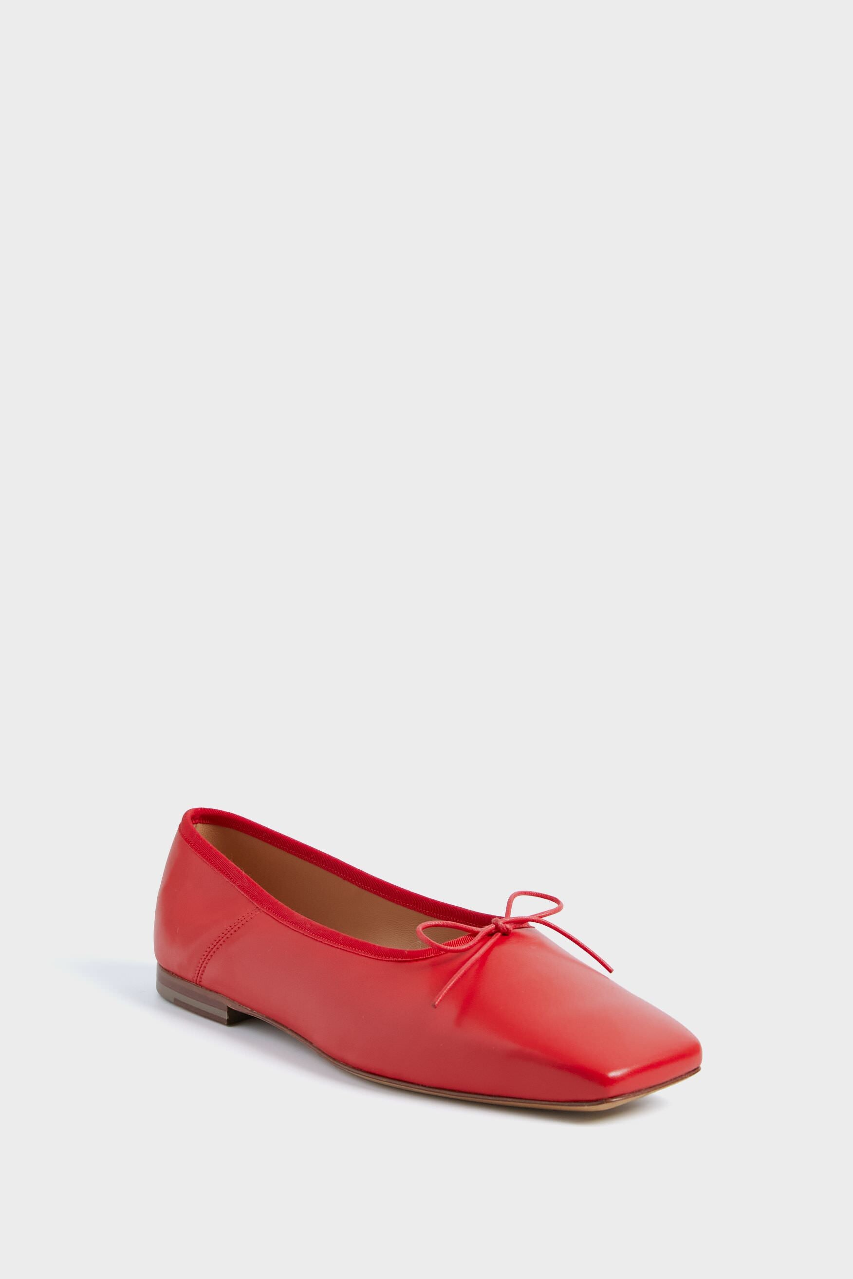 Poppy Square Toe Ballerina-Beilave