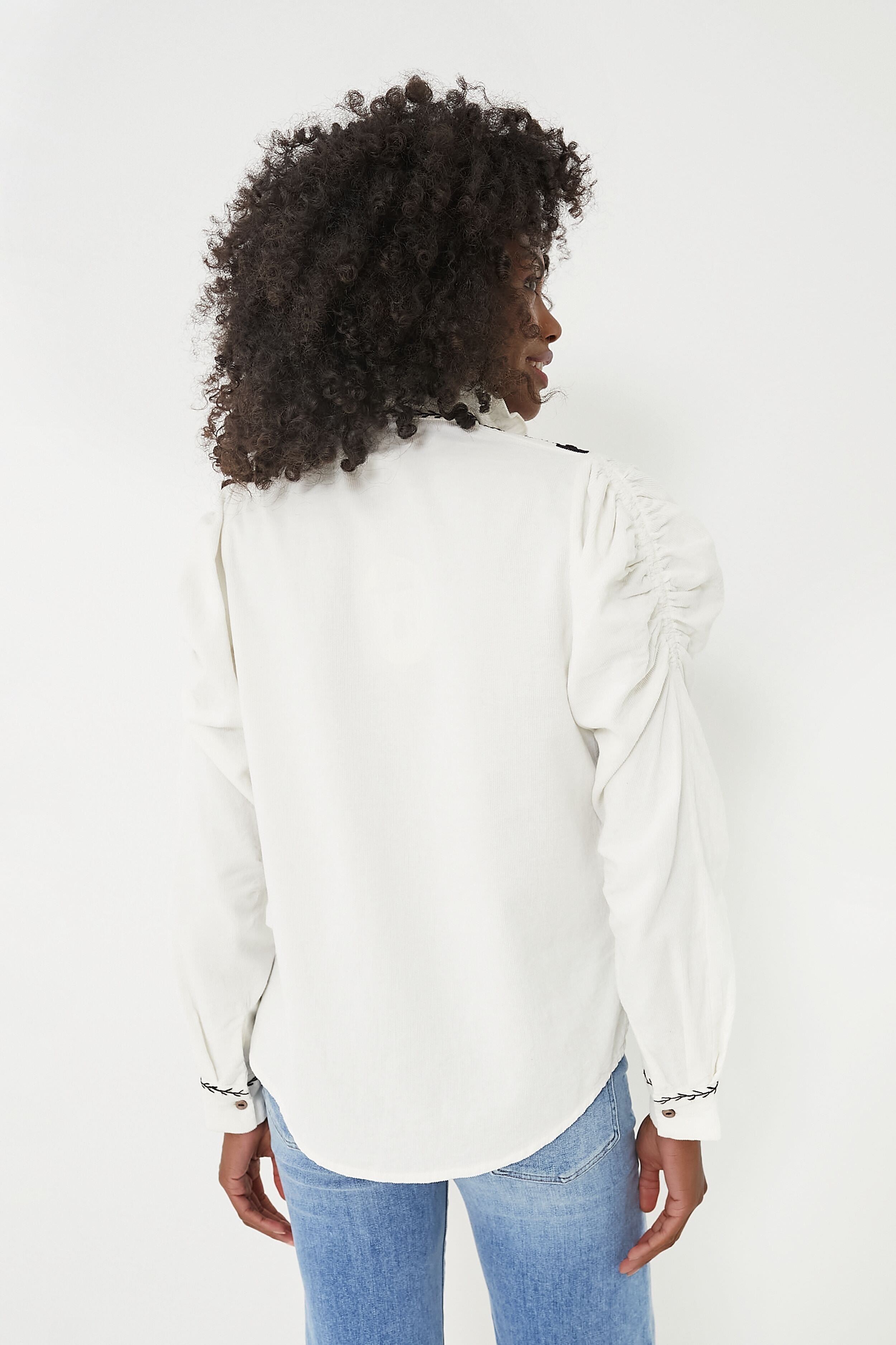 White Wind Blouse-Beilave