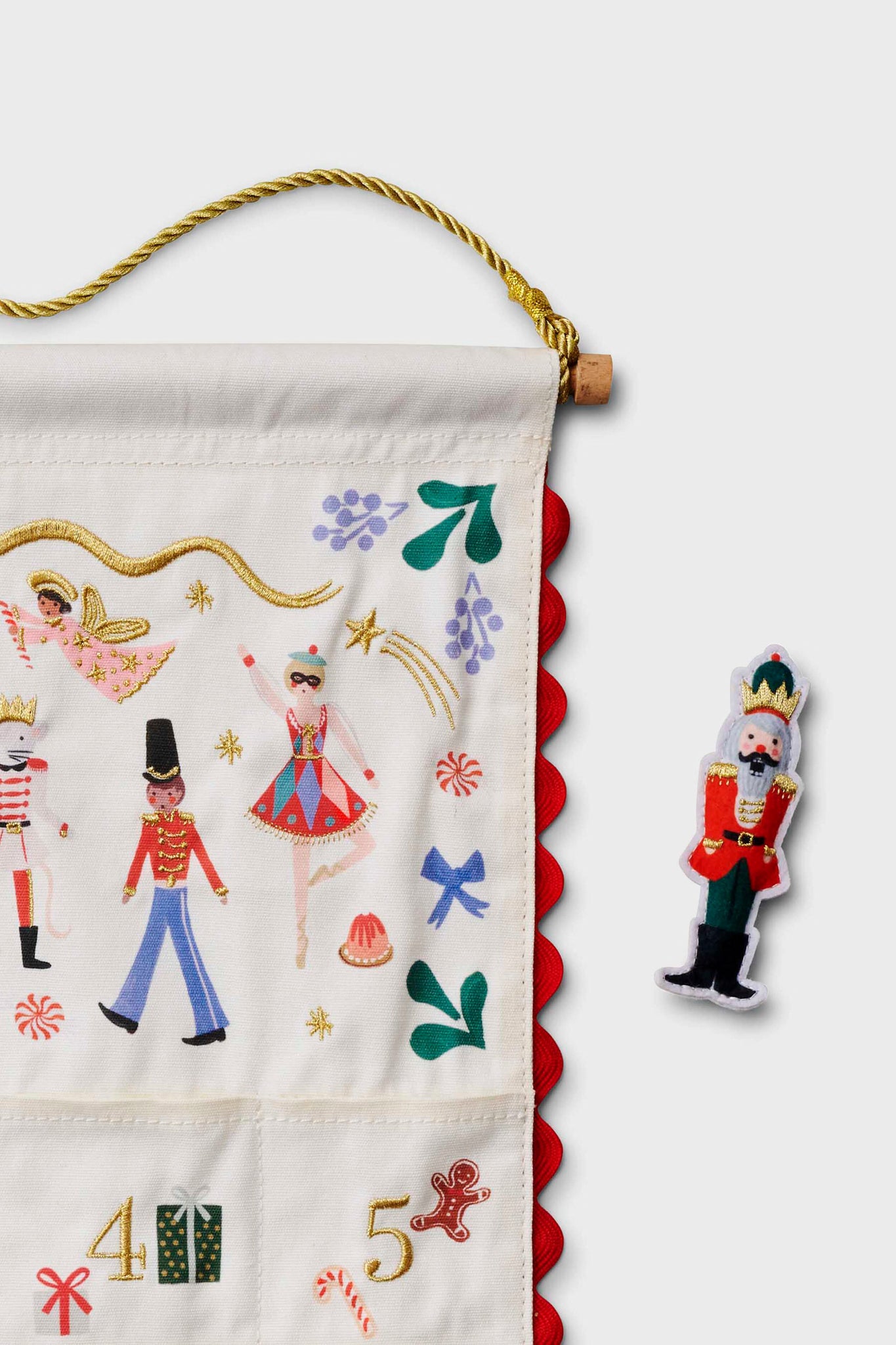 Embroidered Hanging Advent Calendar-Beilave