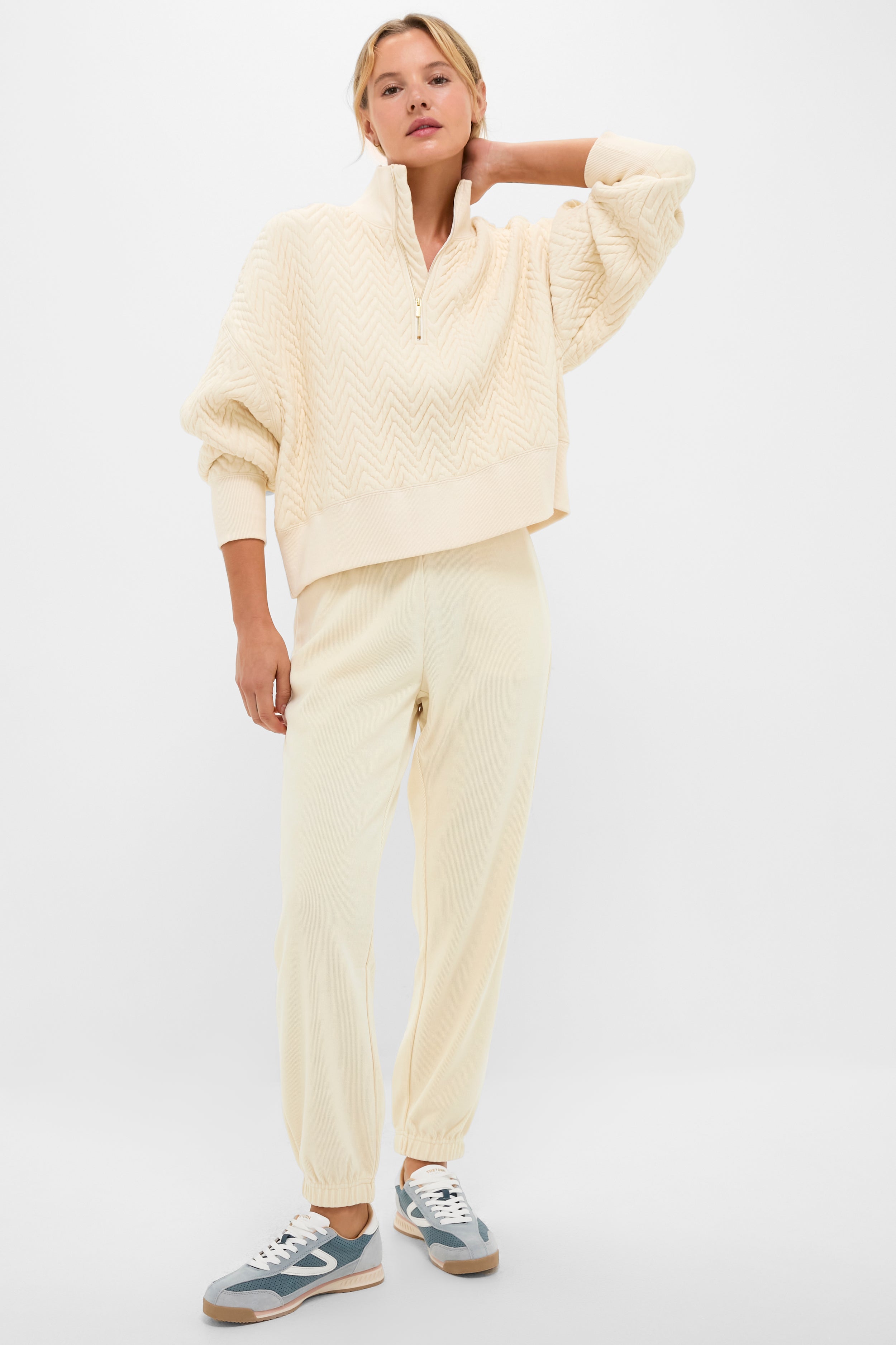 Buttercream Caleb Sweatpants-Beilave