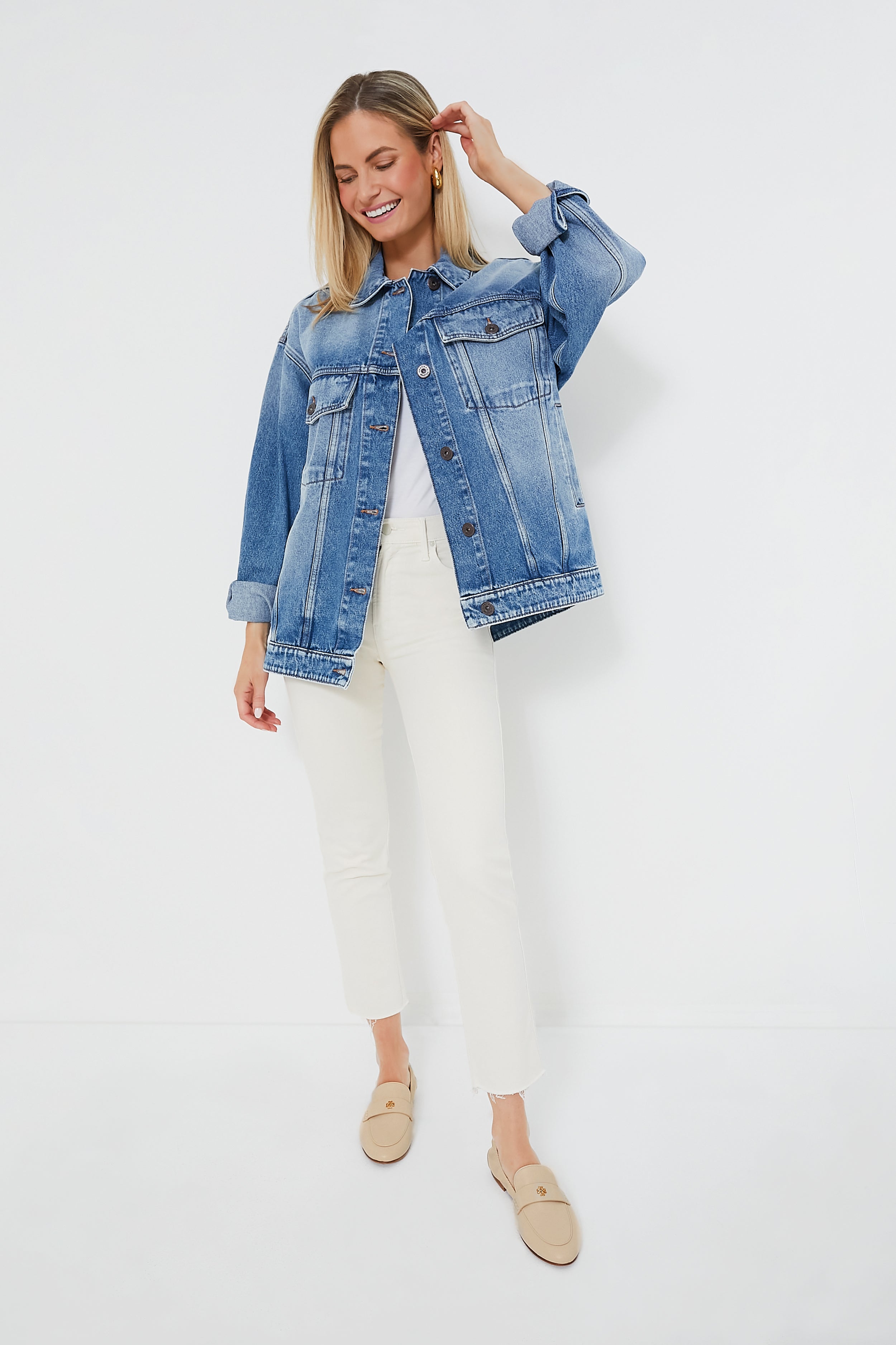 New Cream Ballet Loafer-Beilave