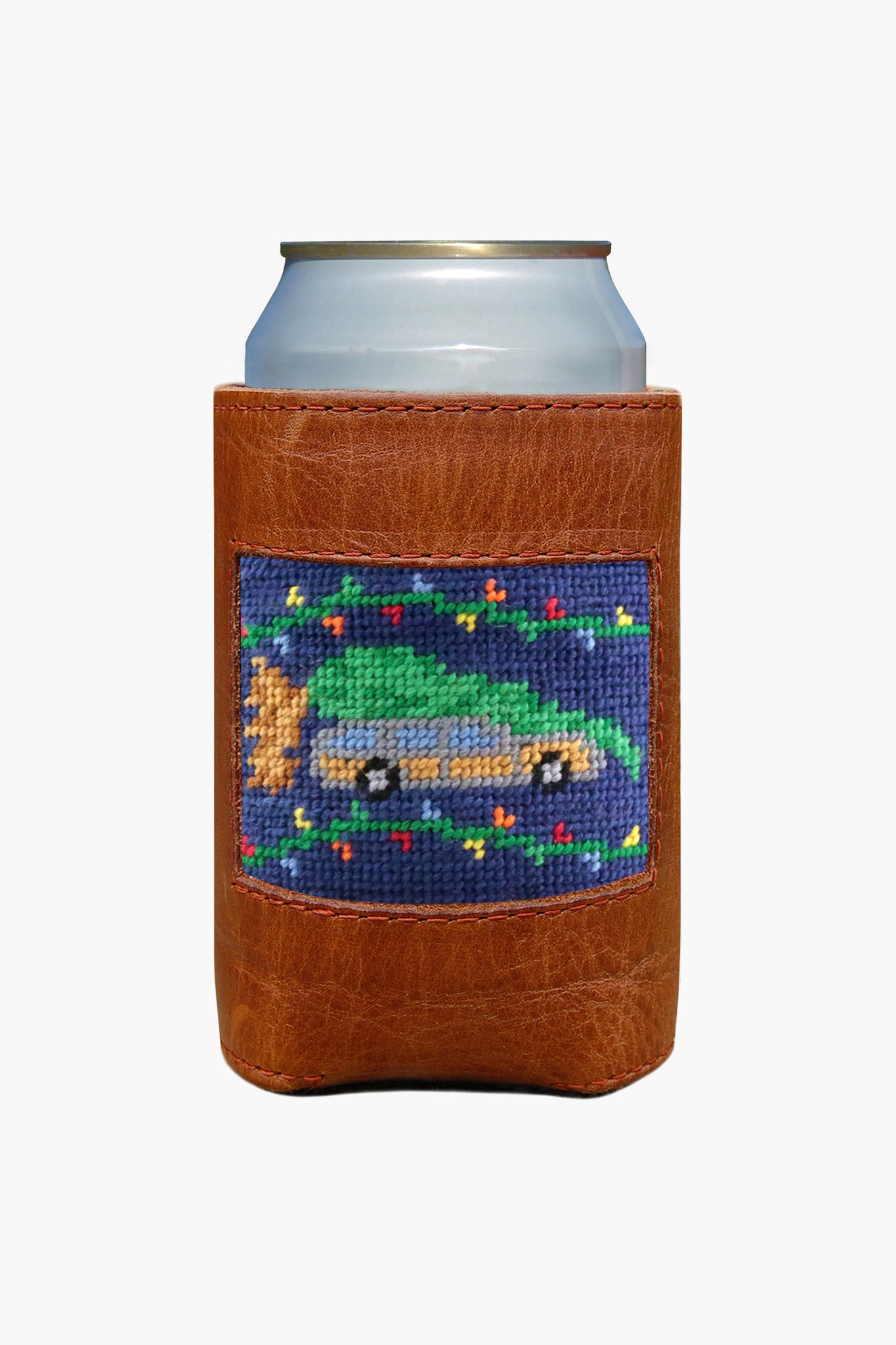 Christmas Vacation Needlepoint Can Cooler-Beilave