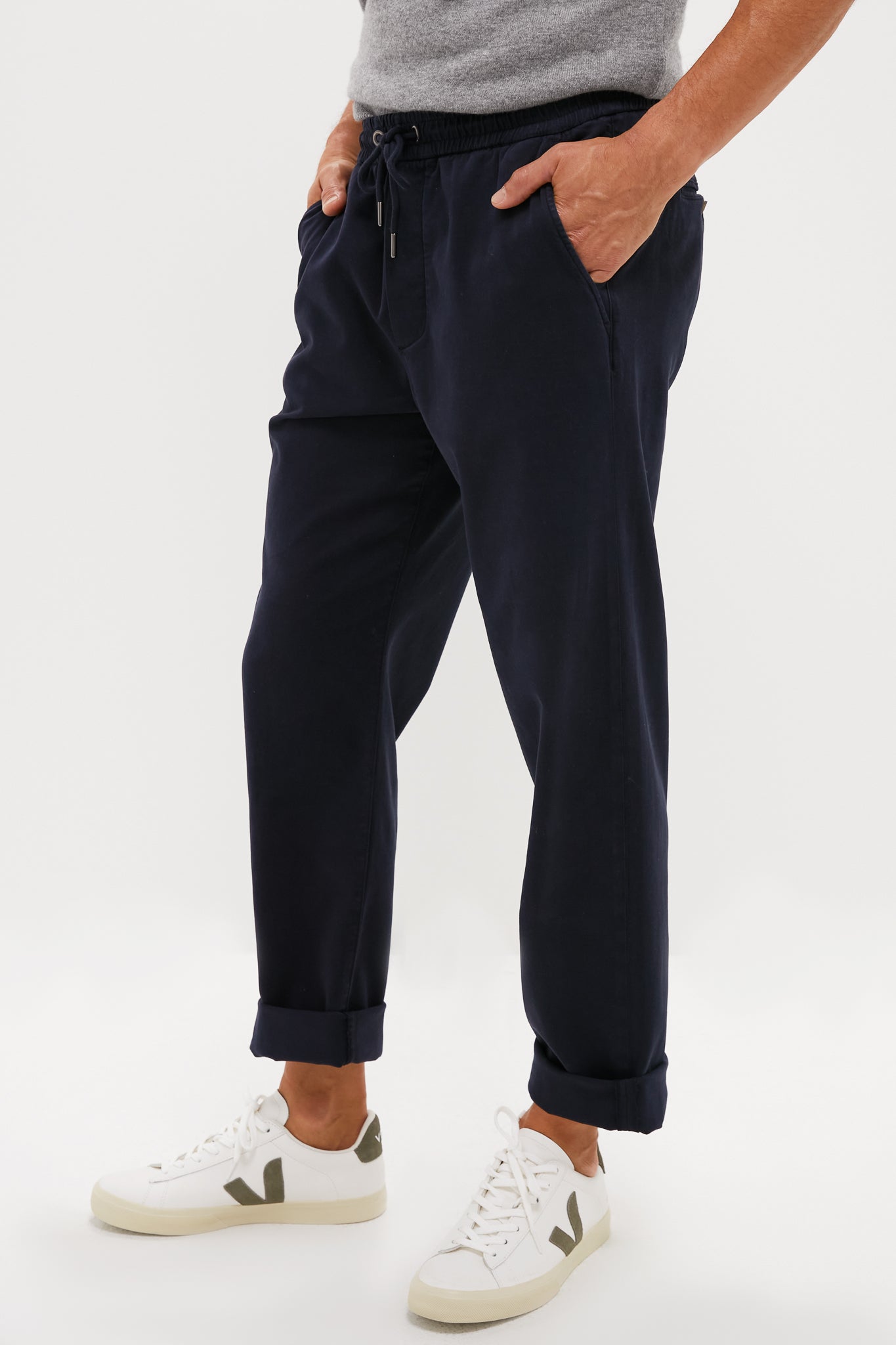 Faded Black Relaxed Fit Saturday Twill Pant-Beilave