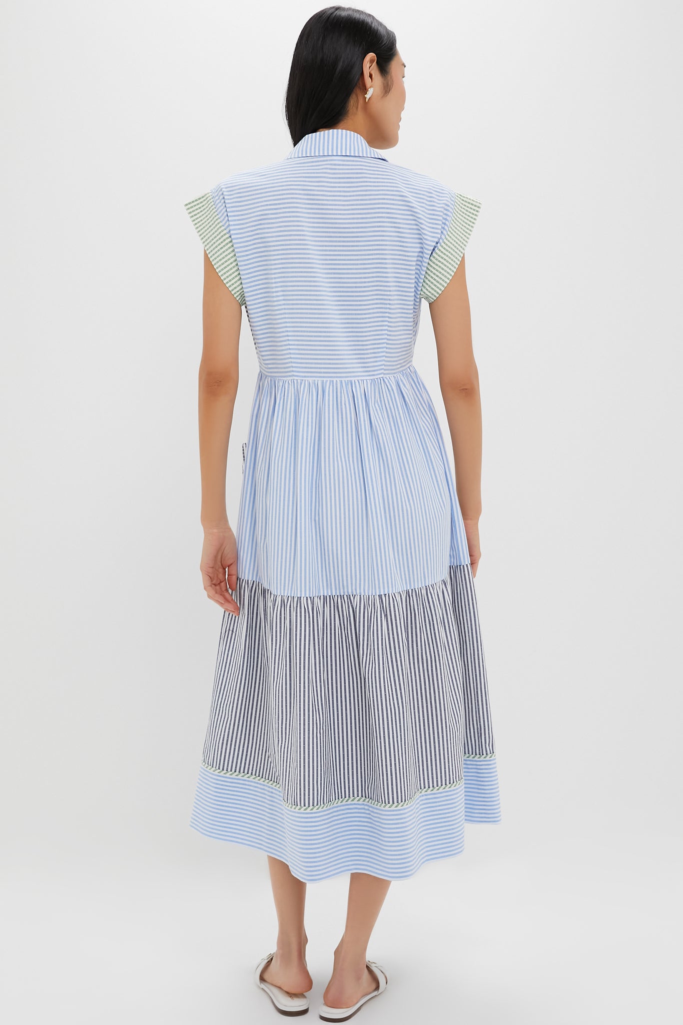 Croquet Stripe Sarah Dress-Beilave