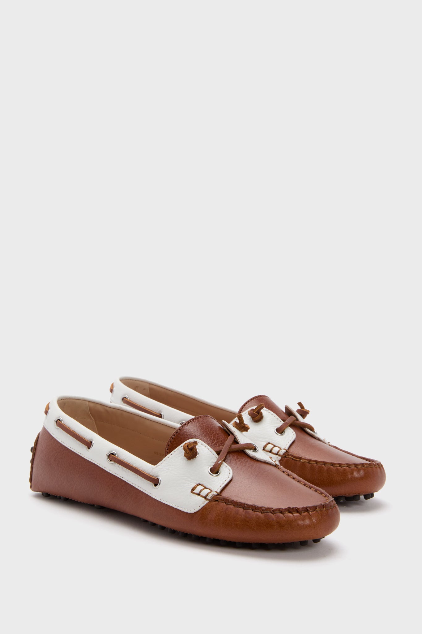Whiskey and Coconut Jia Boater Loafers-Beilave
