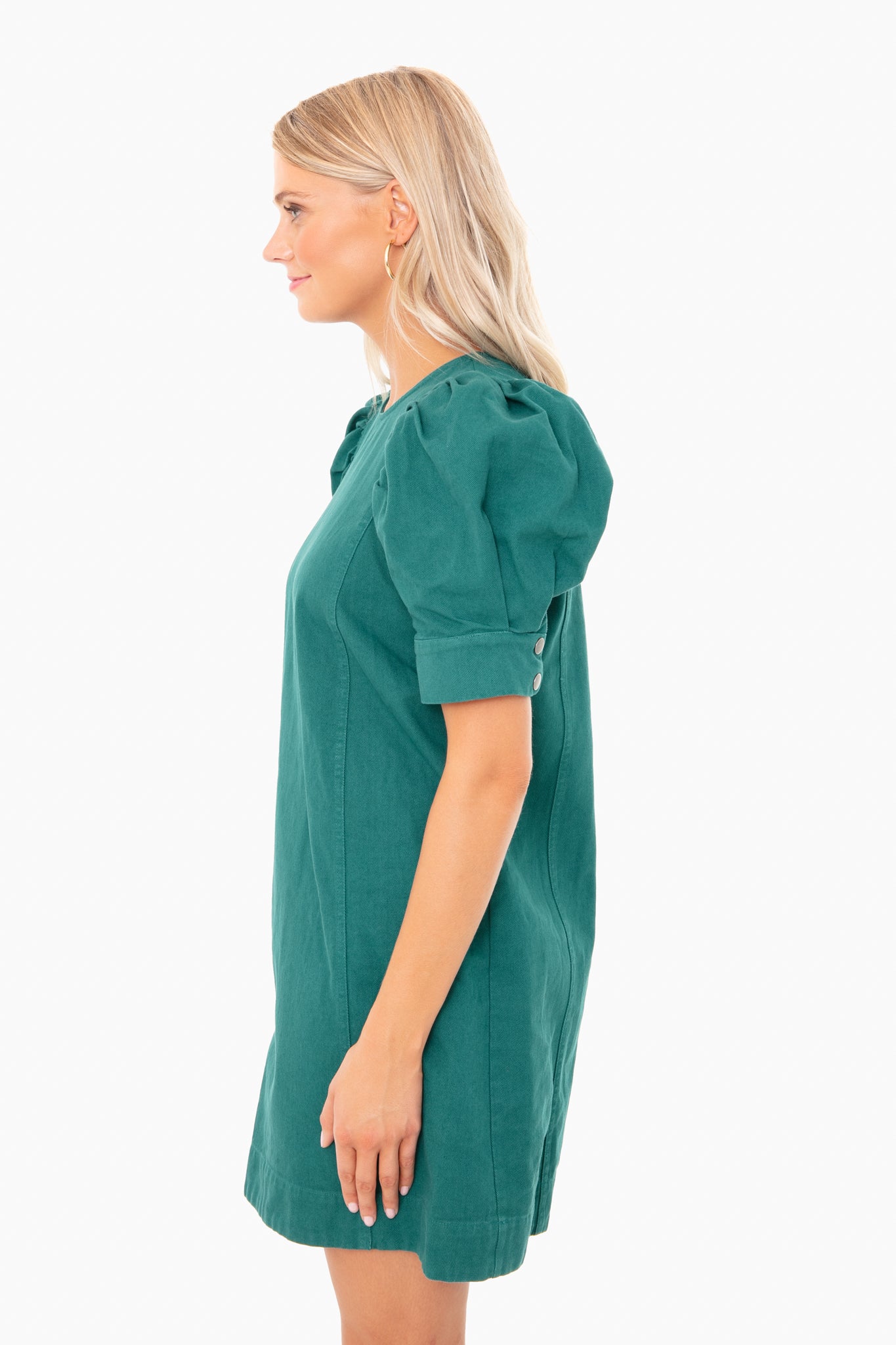 Forrest Metta Puff Sleeve Dress-Beilave