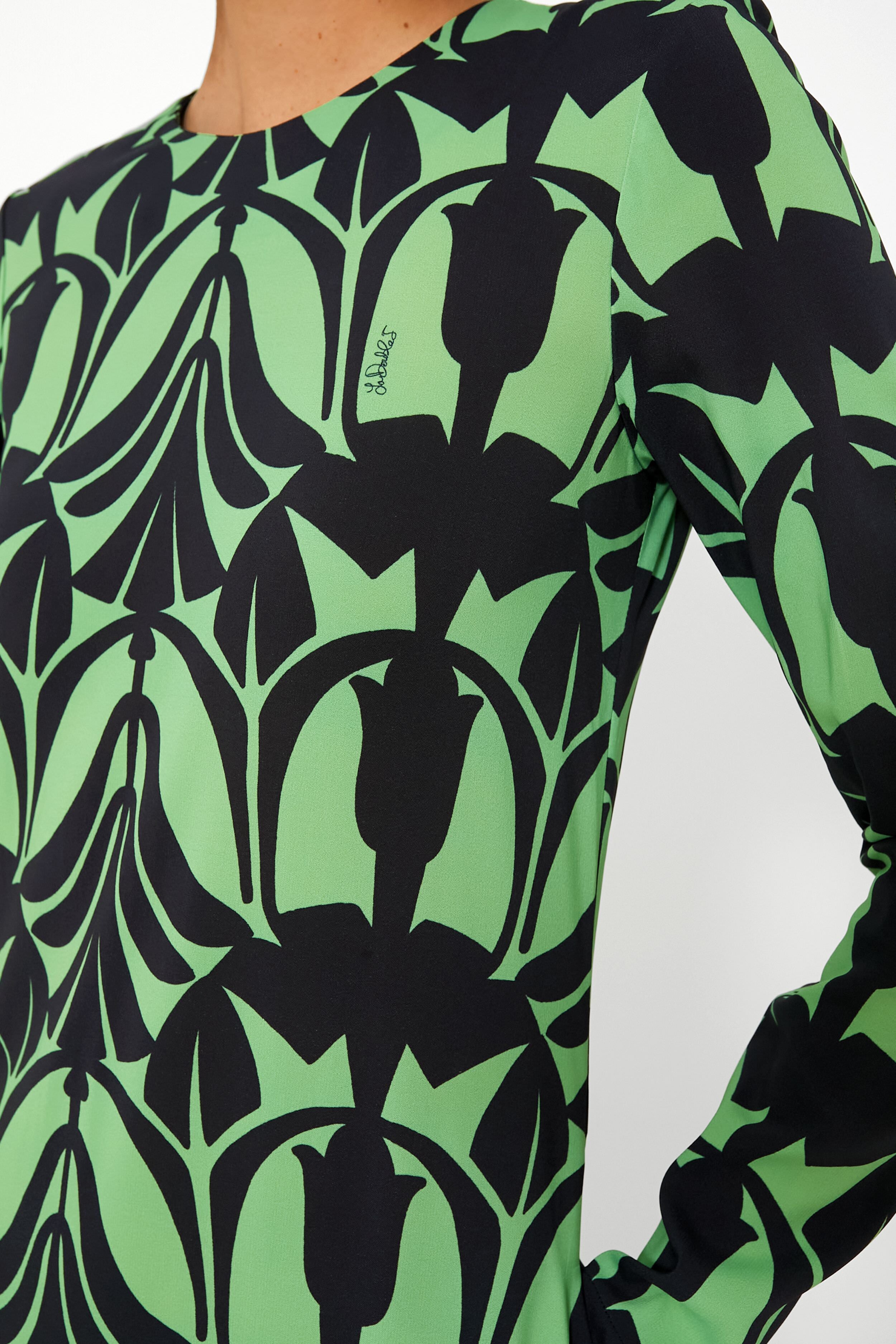 Papyrus Long Sleeve Swing Dress-Beilave