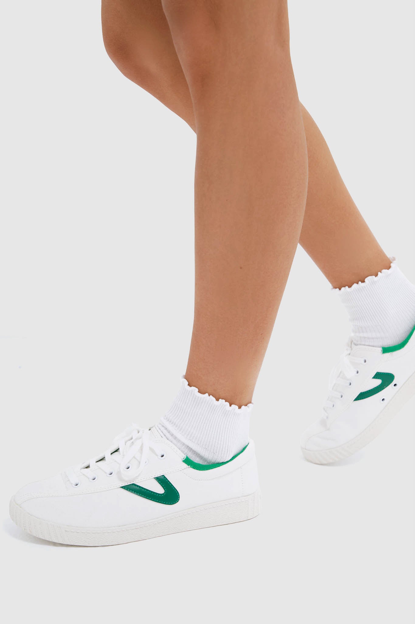 Women's Green Nylite Sneakers-Beilave