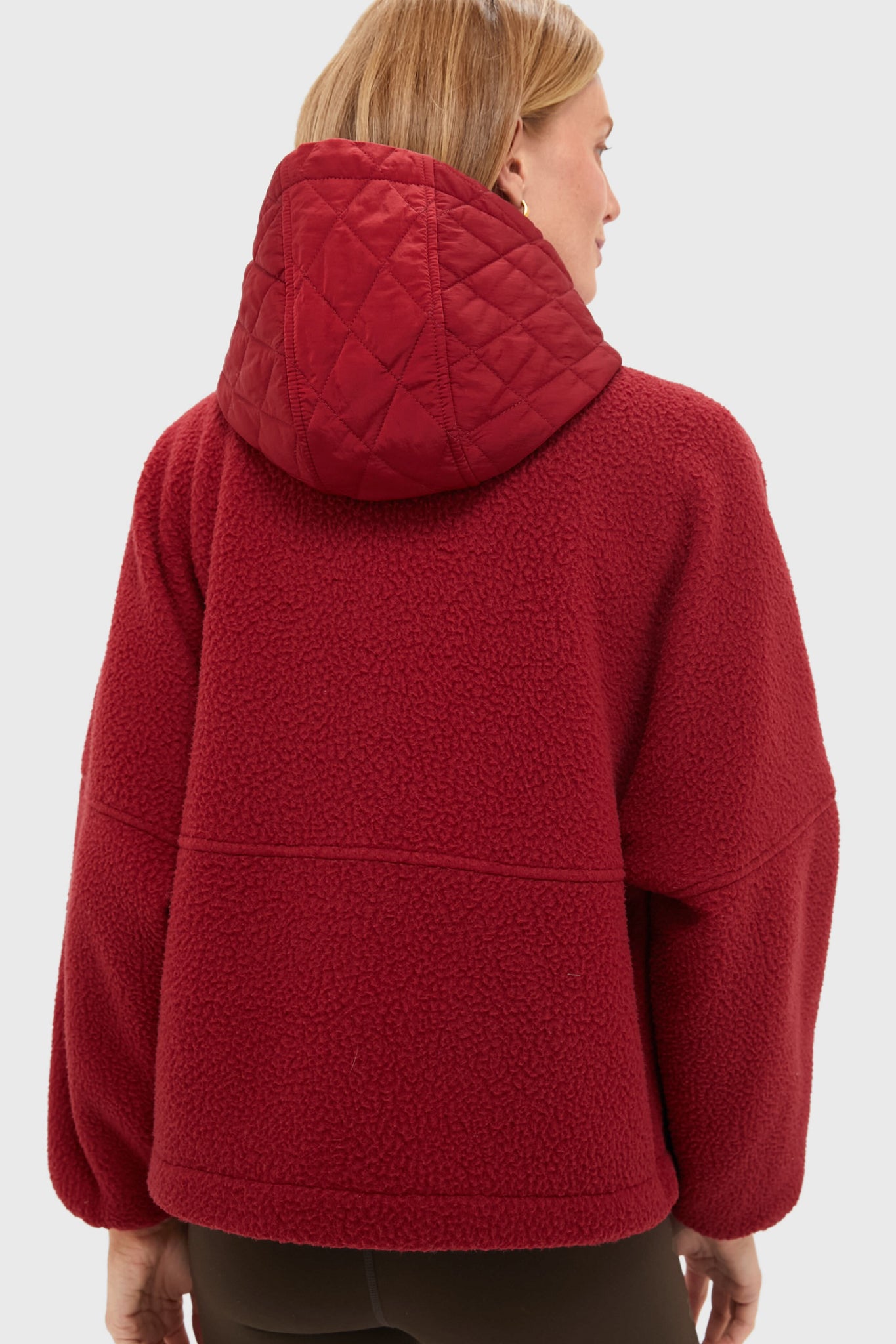 Red Dahlia Richfield Quilt Fleece Combo-Beilave