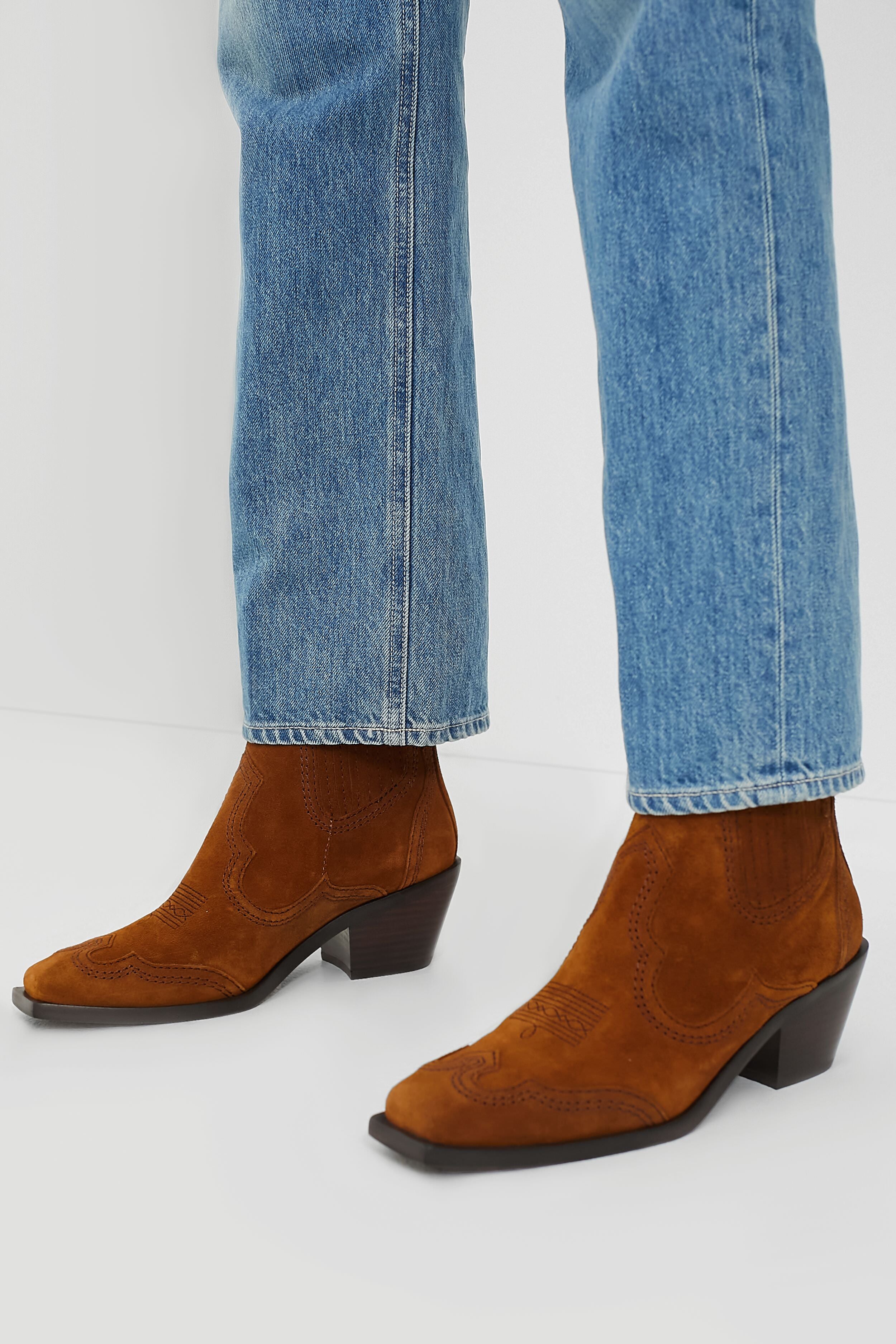 Cacao Split Suede Agnes Boots-Beilave