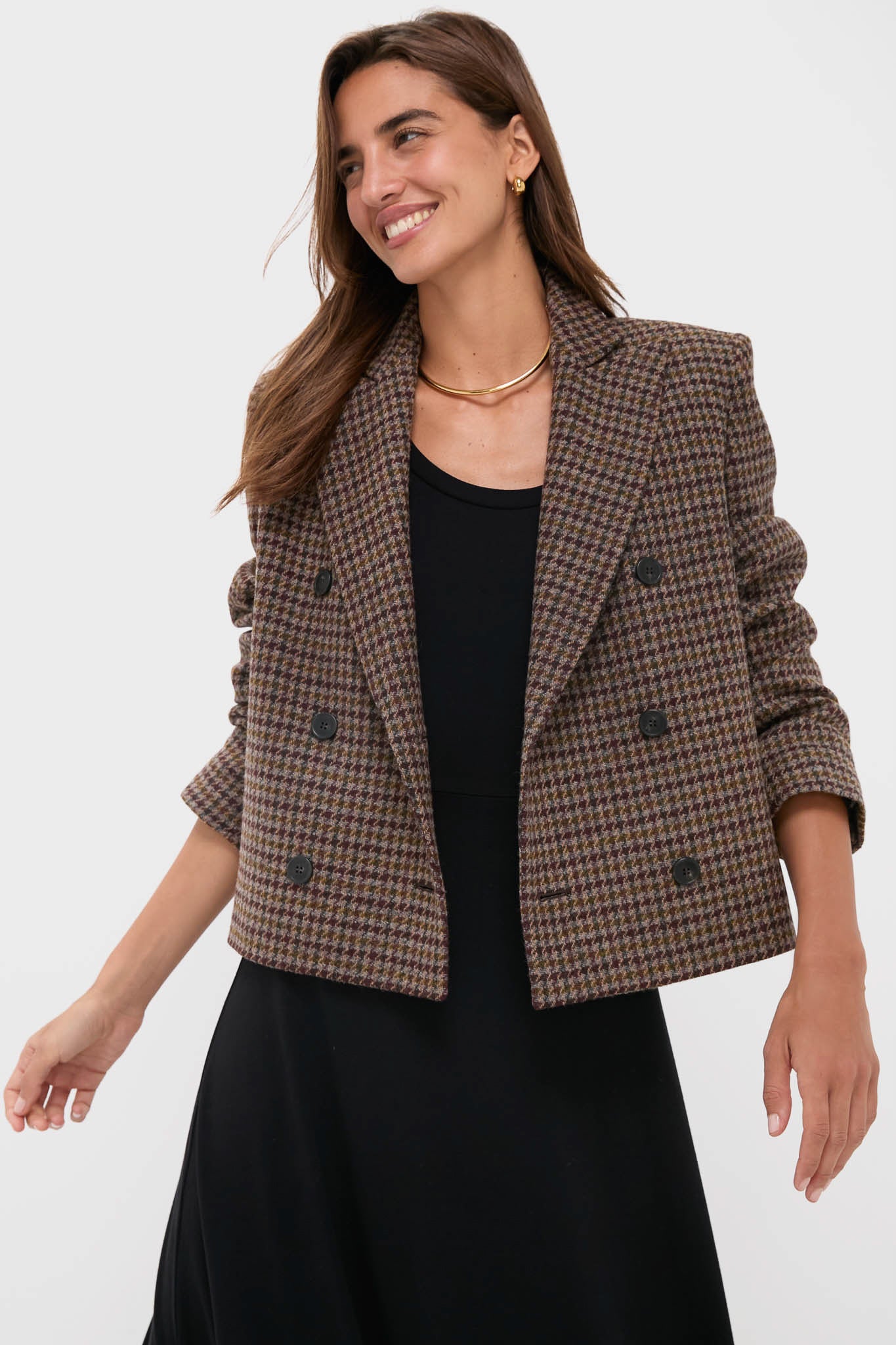 Wine-Coloured Gerusia Jacket-Beilave
