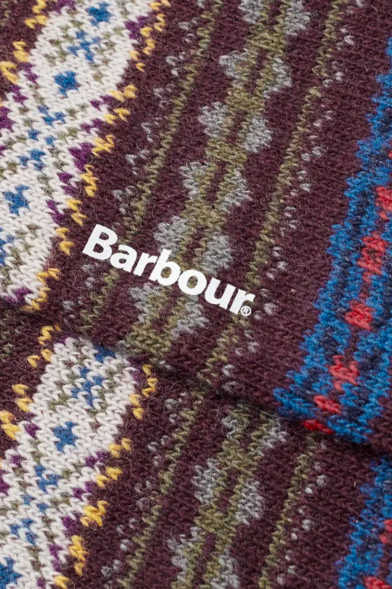 Burgundy Boyd Socks-Beilave