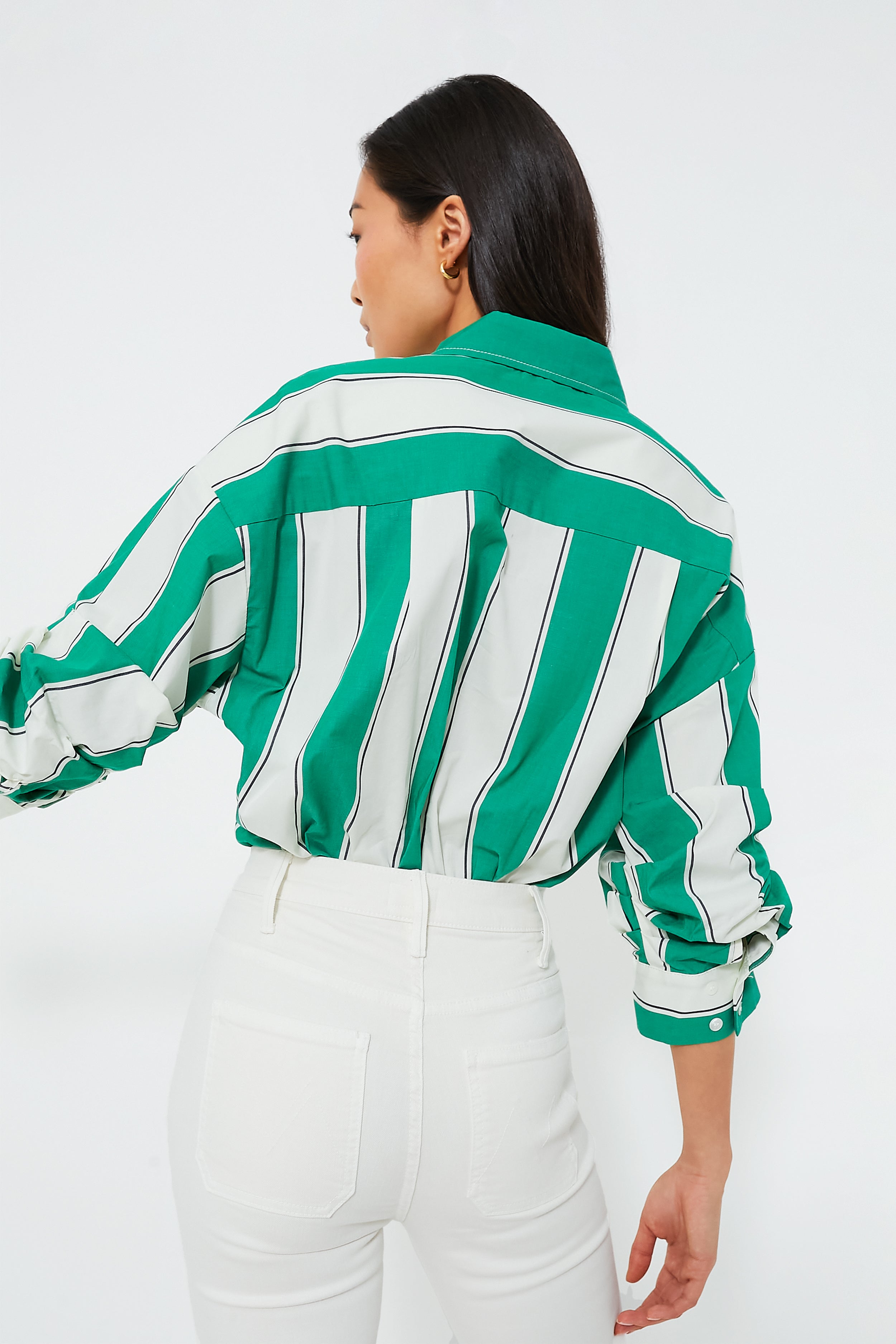 Bungalow Stripe Traverse Bodysuit-Beilave