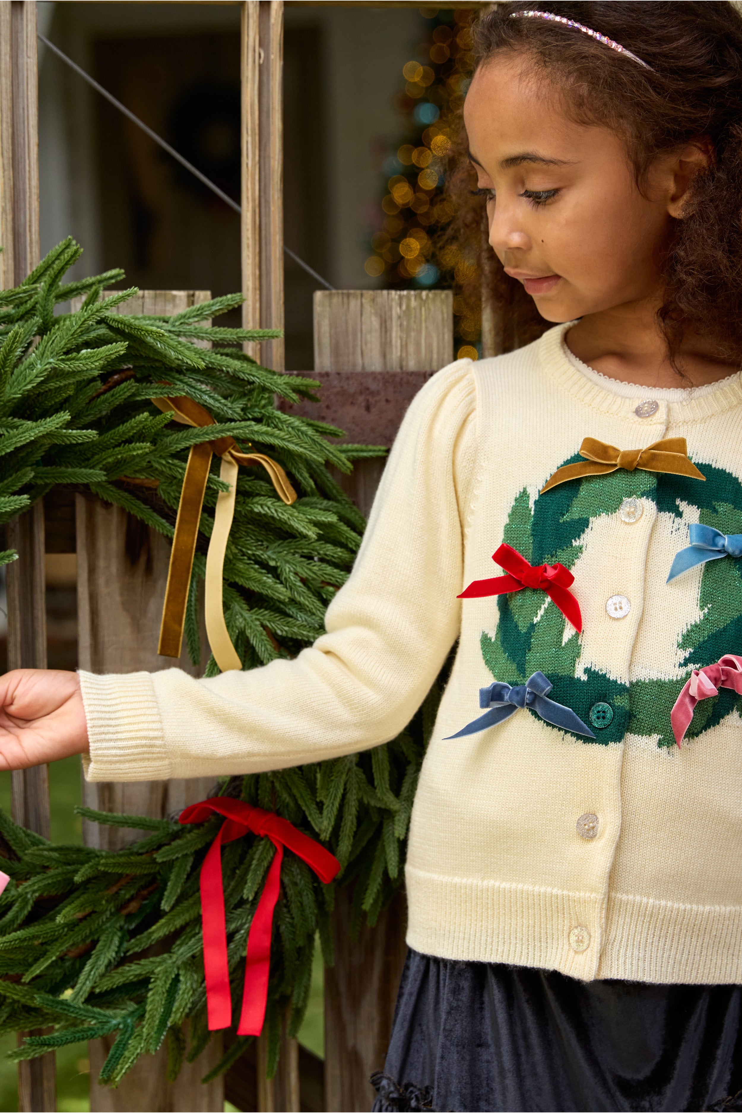 Holiday Wreath Constance Sweater-Beilave