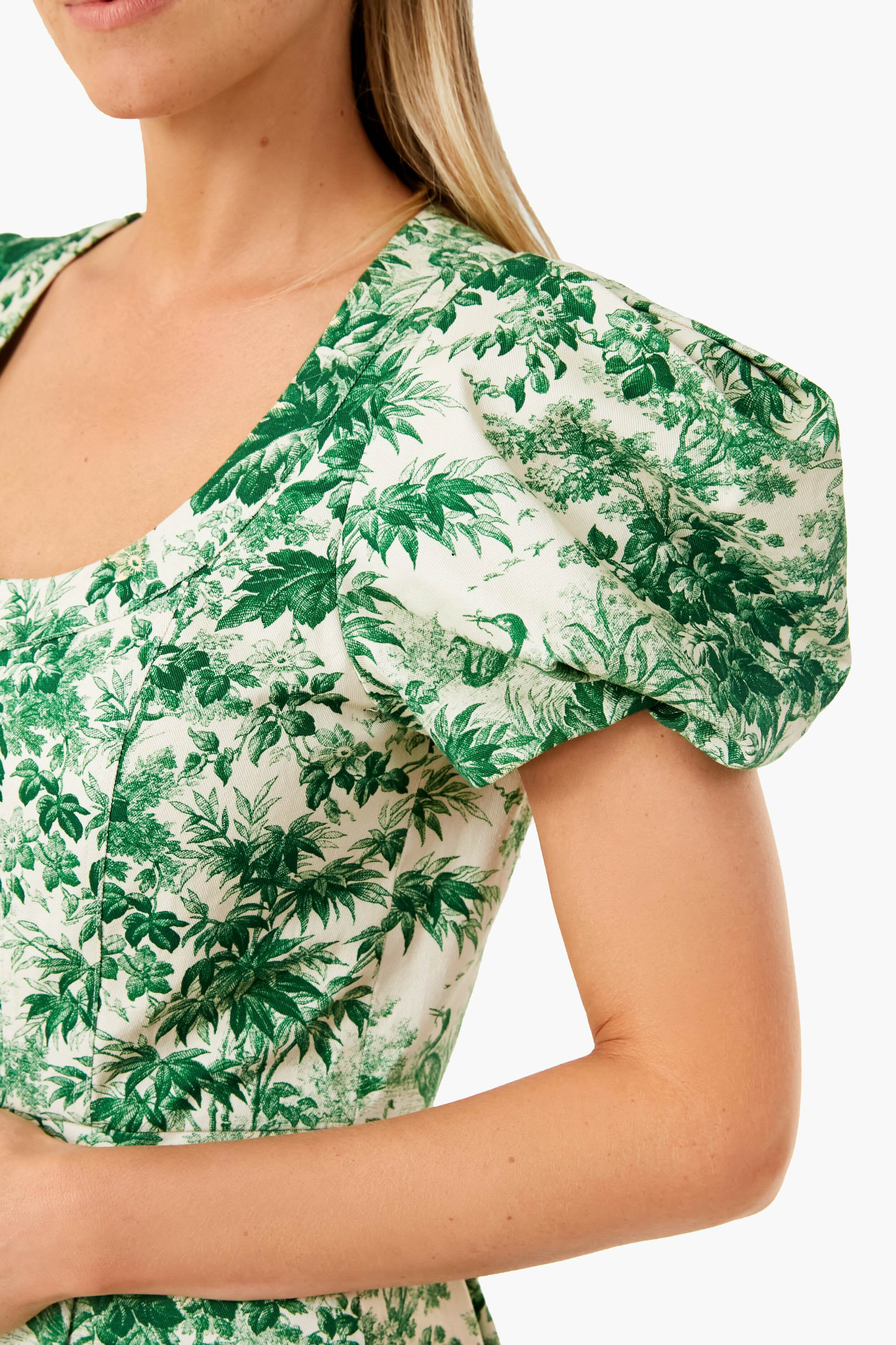 Cypress Toile Amelia Gown-Beilave