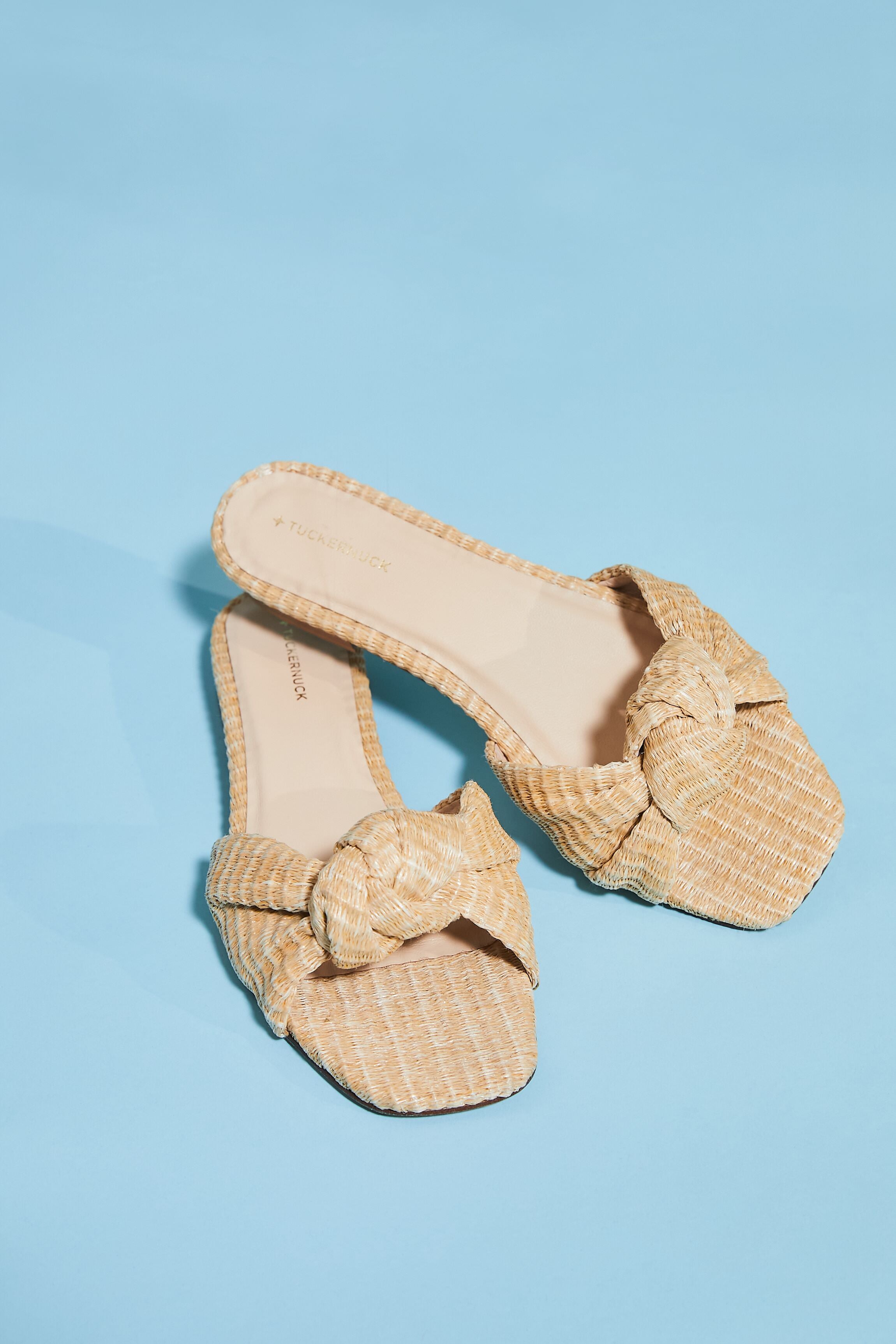 Raffia Brit Sandals-Beilave
