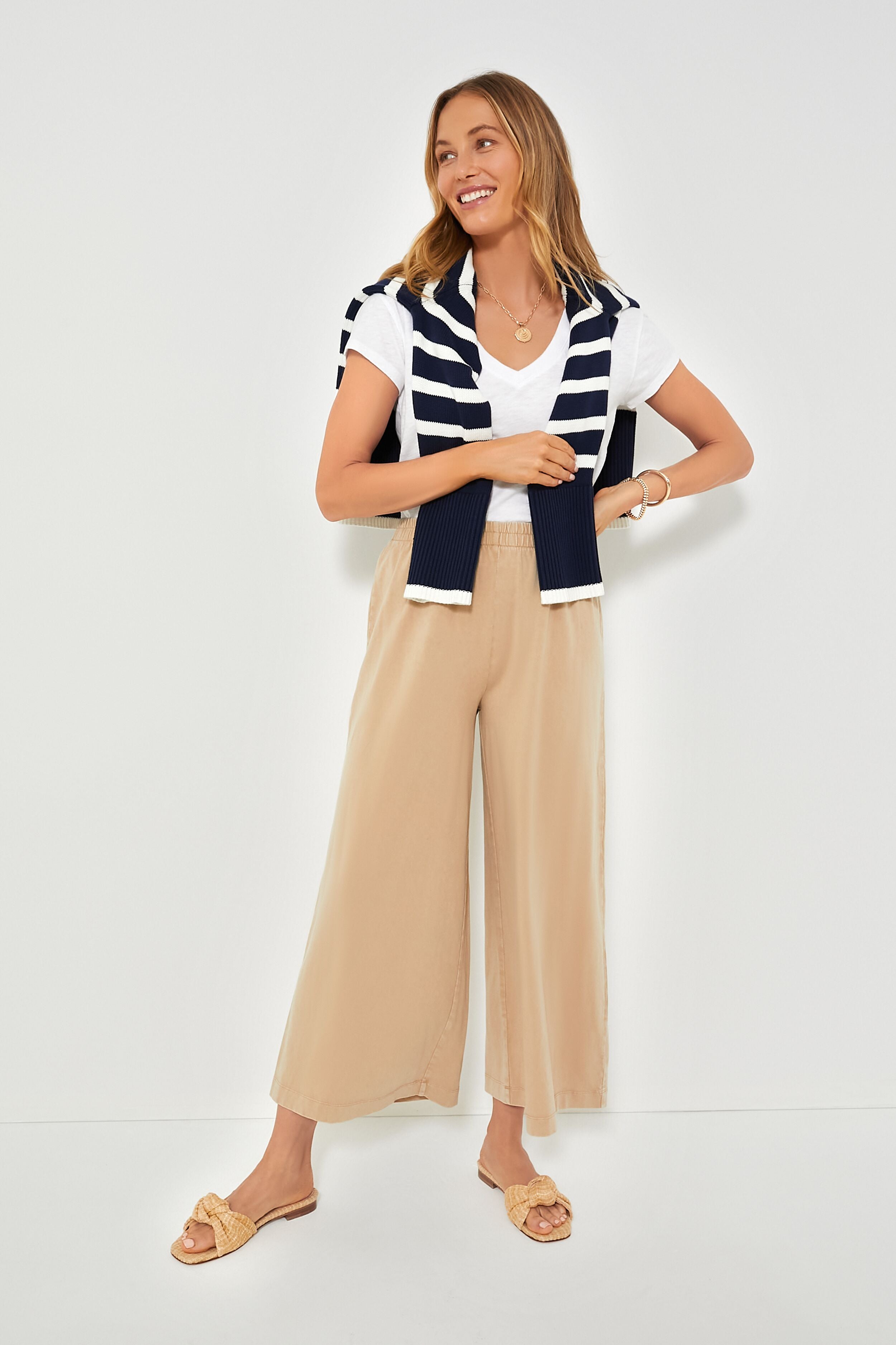 Rattan Scout Jersey Flare Pants-Beilave