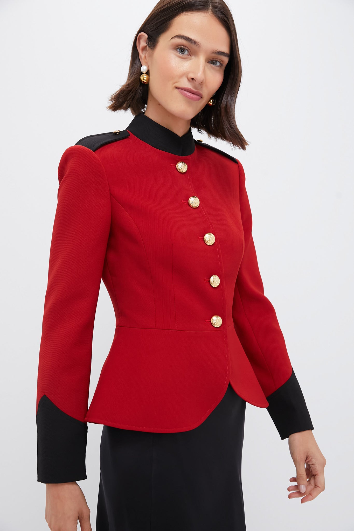 Carmine and Black Ada Jacket-Beilave