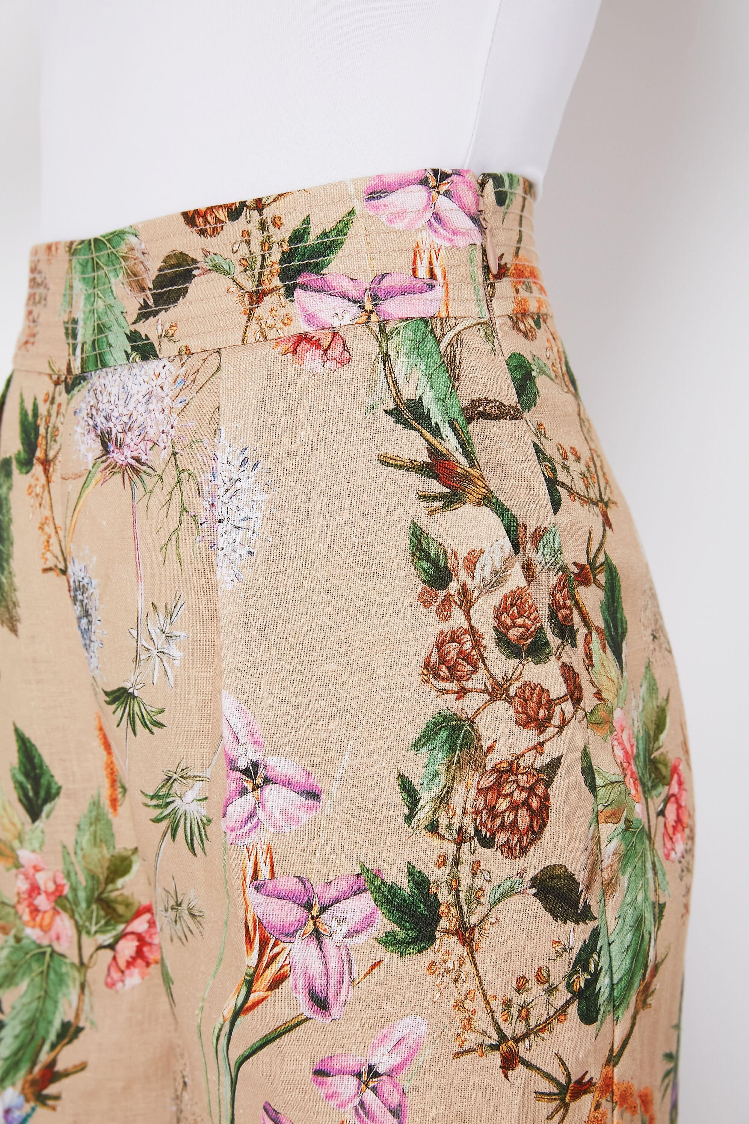 Whimsical Khaki Josephine Pant-Beilave