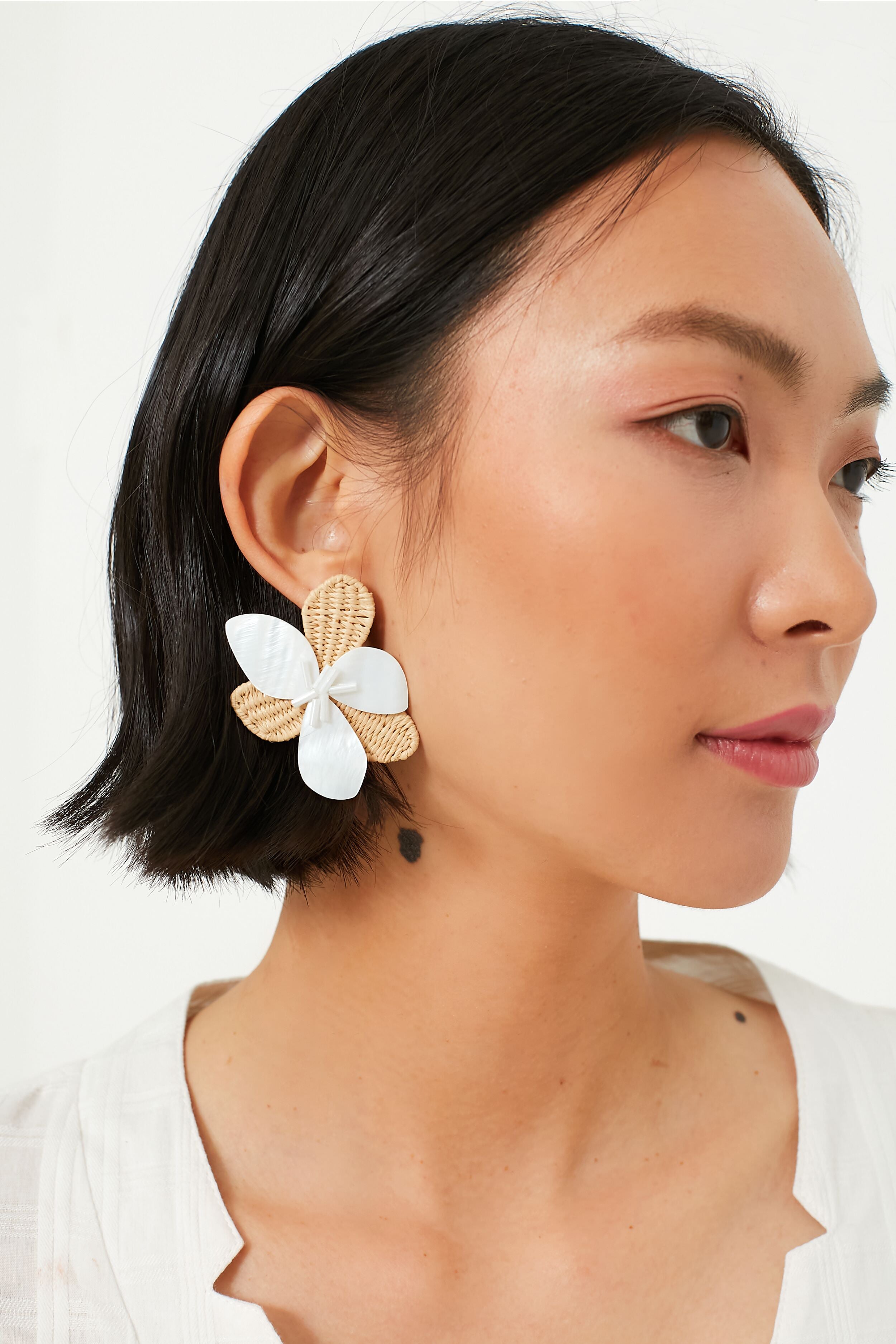 Raffia Meyers Studs-Beilave