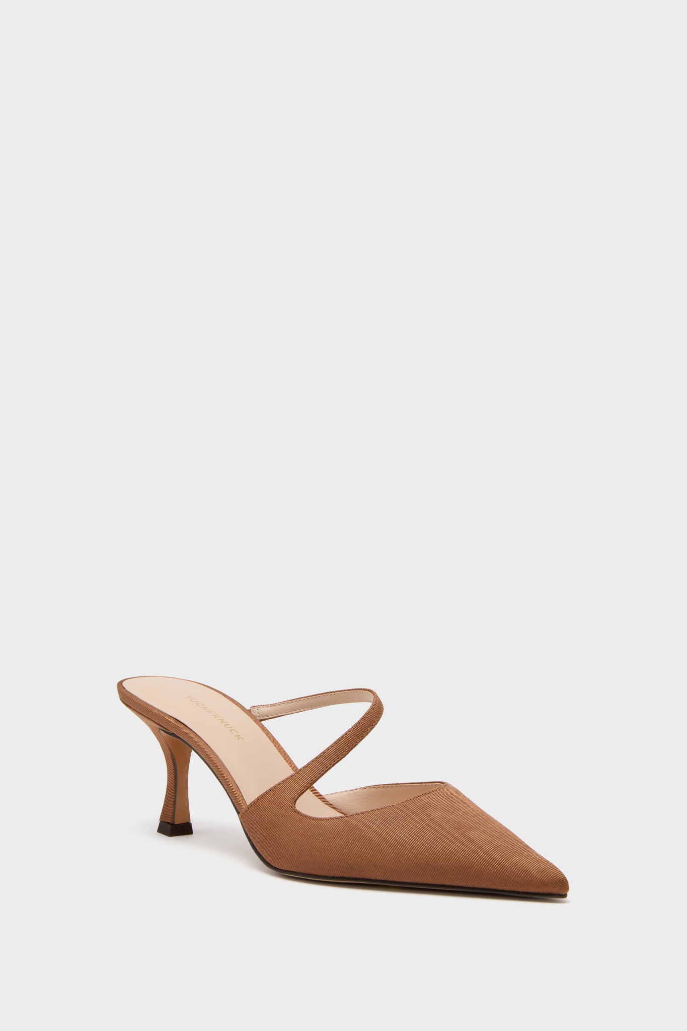 Chestnut Moire Mimi Heels-Beilave