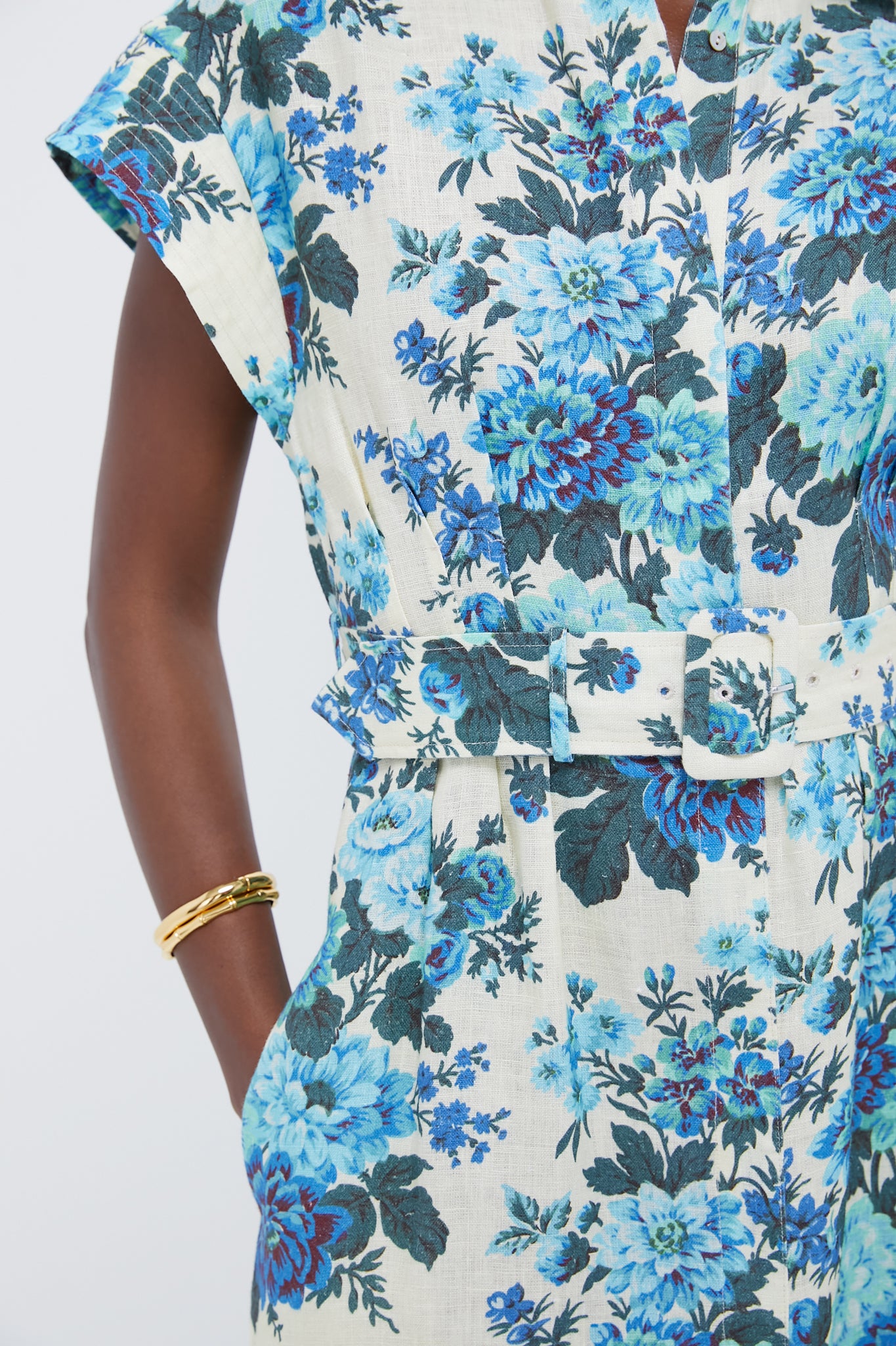 Wild Zinnia Linen Chloe Dress-Beilave